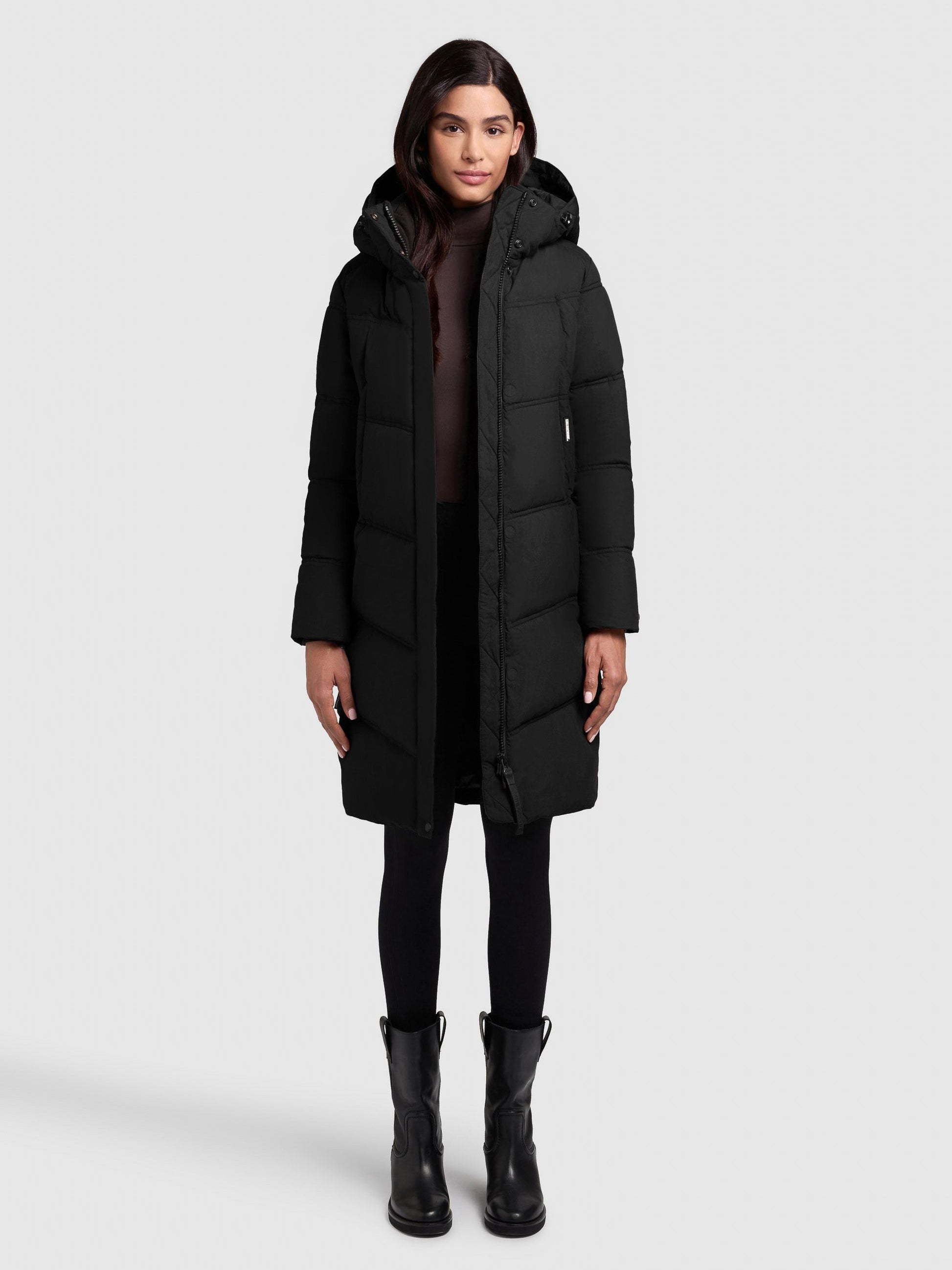 khujo – khujo Damen Wintermantel GRAYA