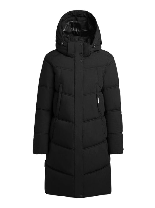 khujo Damen Wintermantel GRAYA schwarz