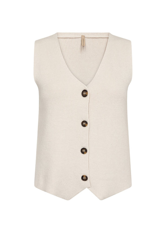 Soyaconcept Damen Weste XXL weiß
