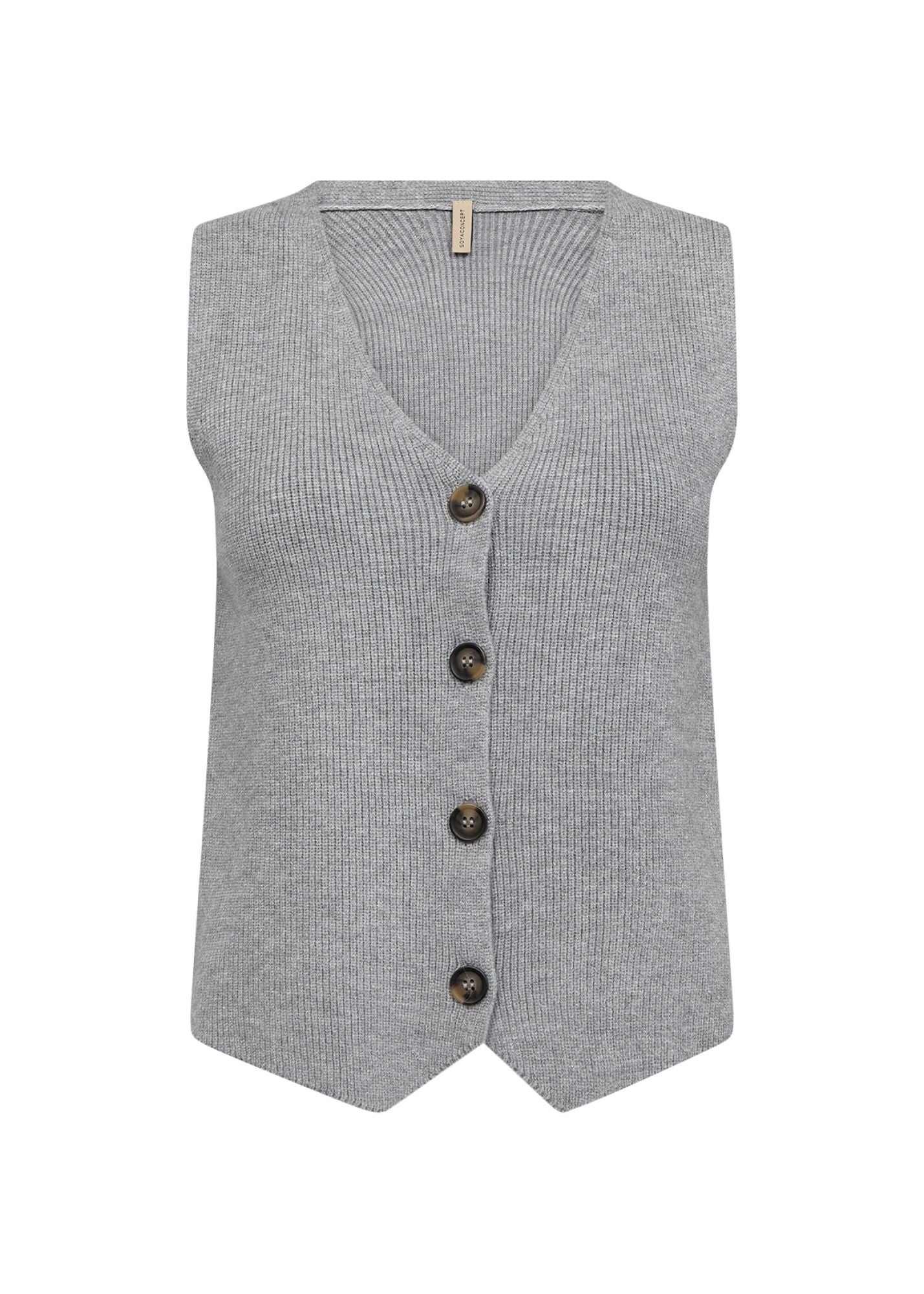 Soyaconcept Damen Weste XXL grau
