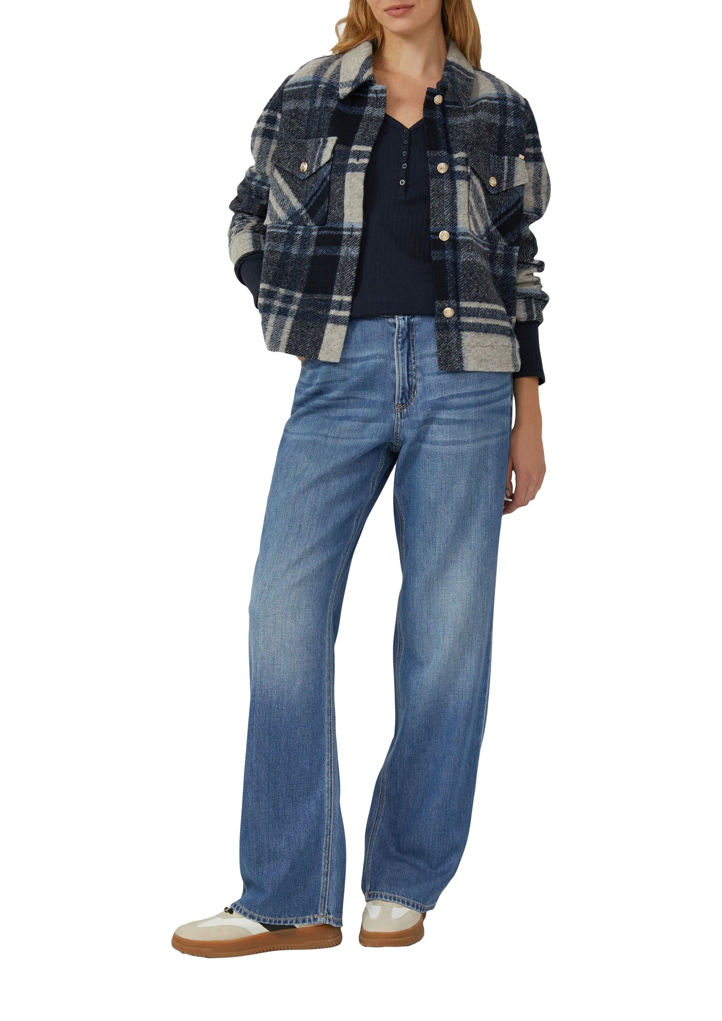 s.oliver Damen Shirt blau
