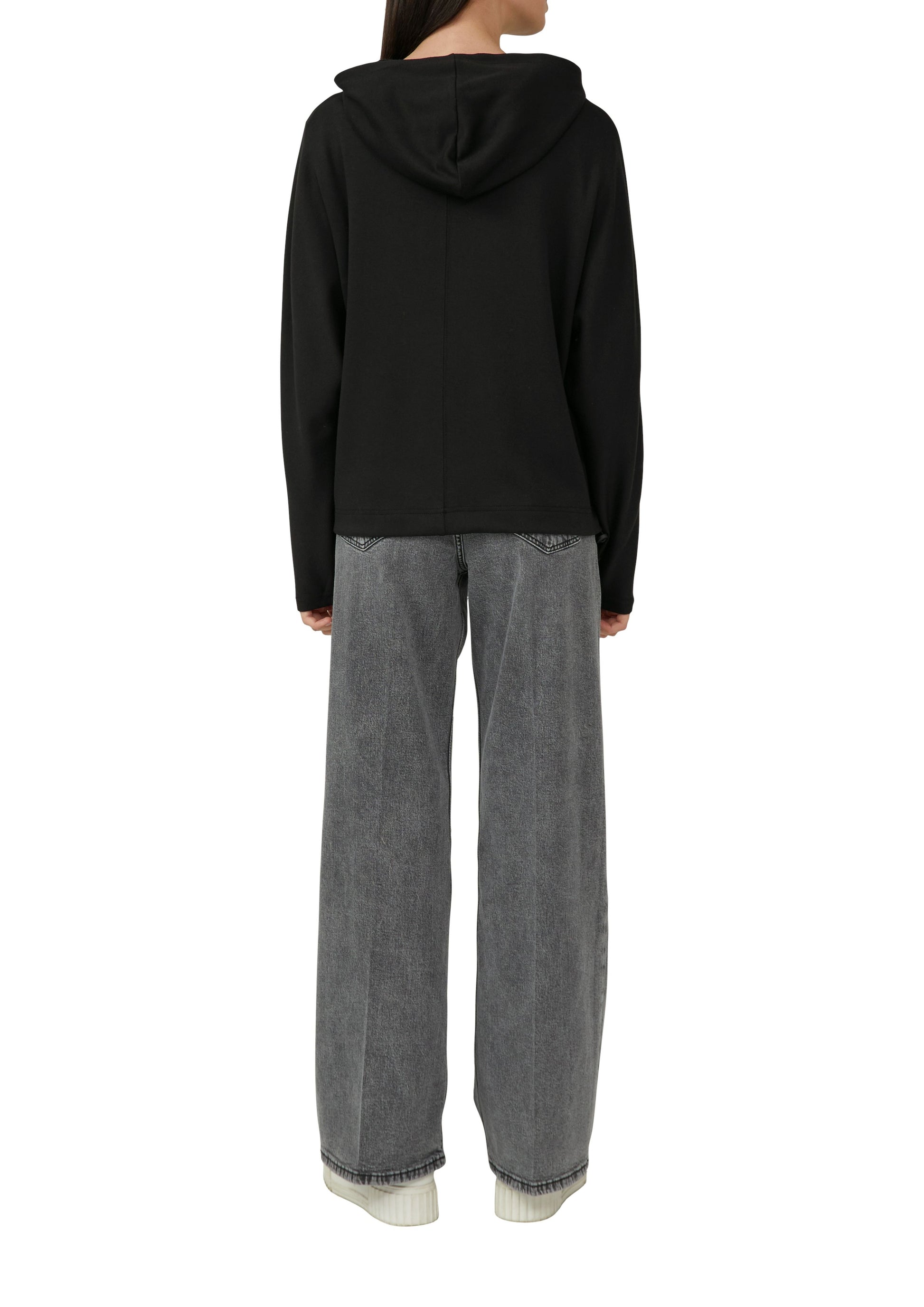 s.Oliver Damen Sweatshirt schwarz