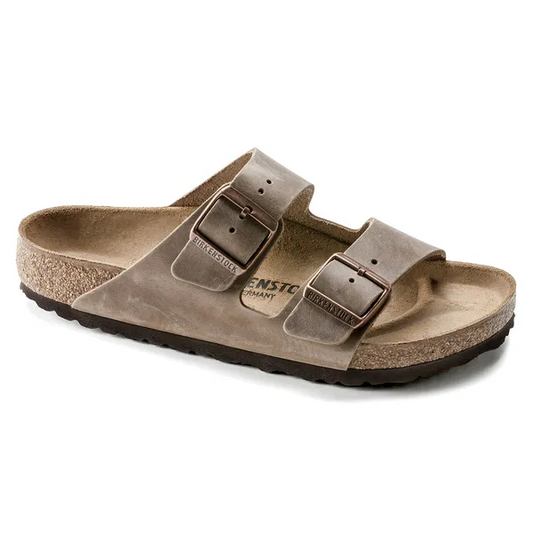 Birkenstock Pantolette Arizona LEOI braun