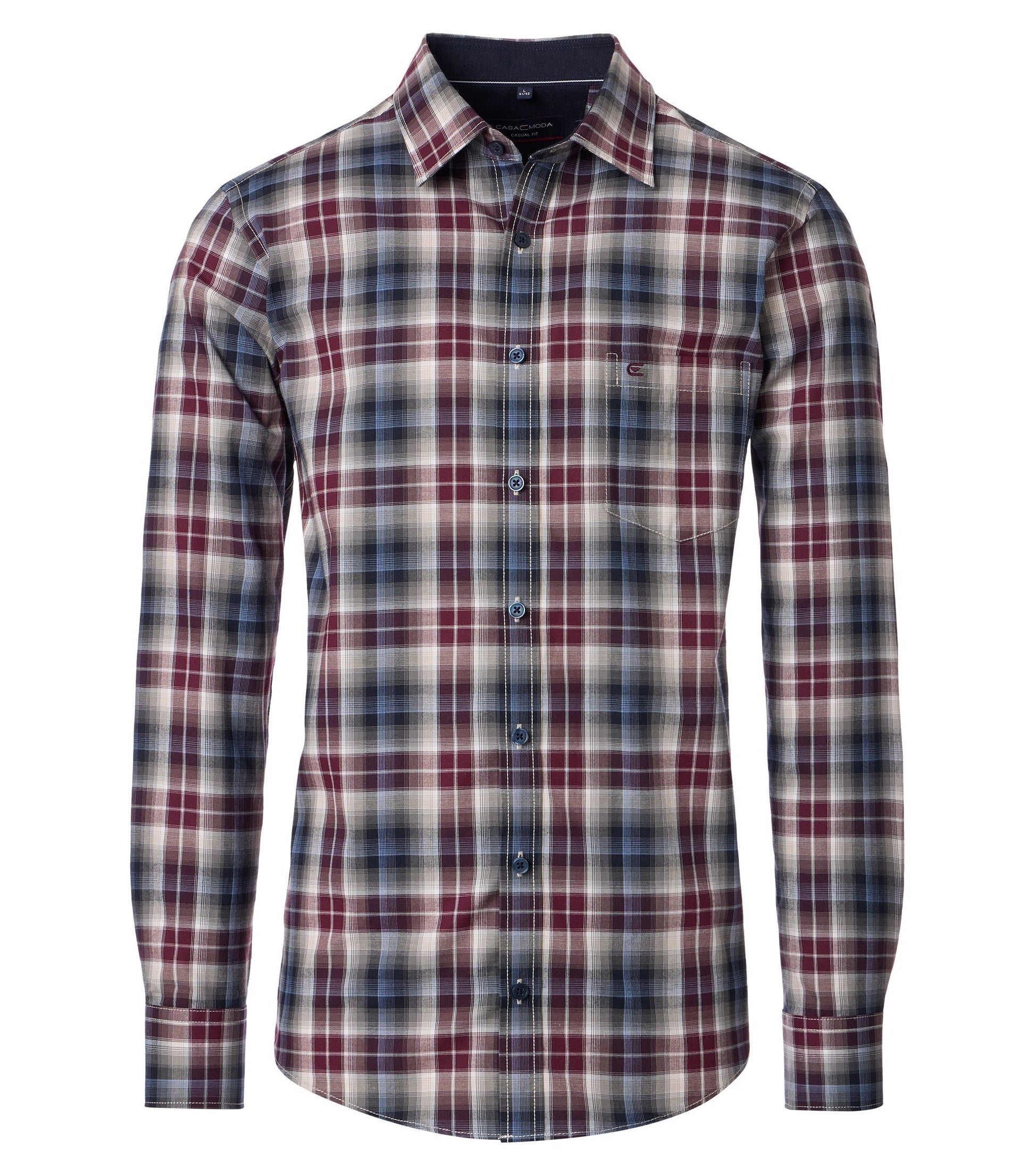Casa Moda Herren Hemd rot