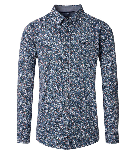 Casa Moda Herren Hemd blau