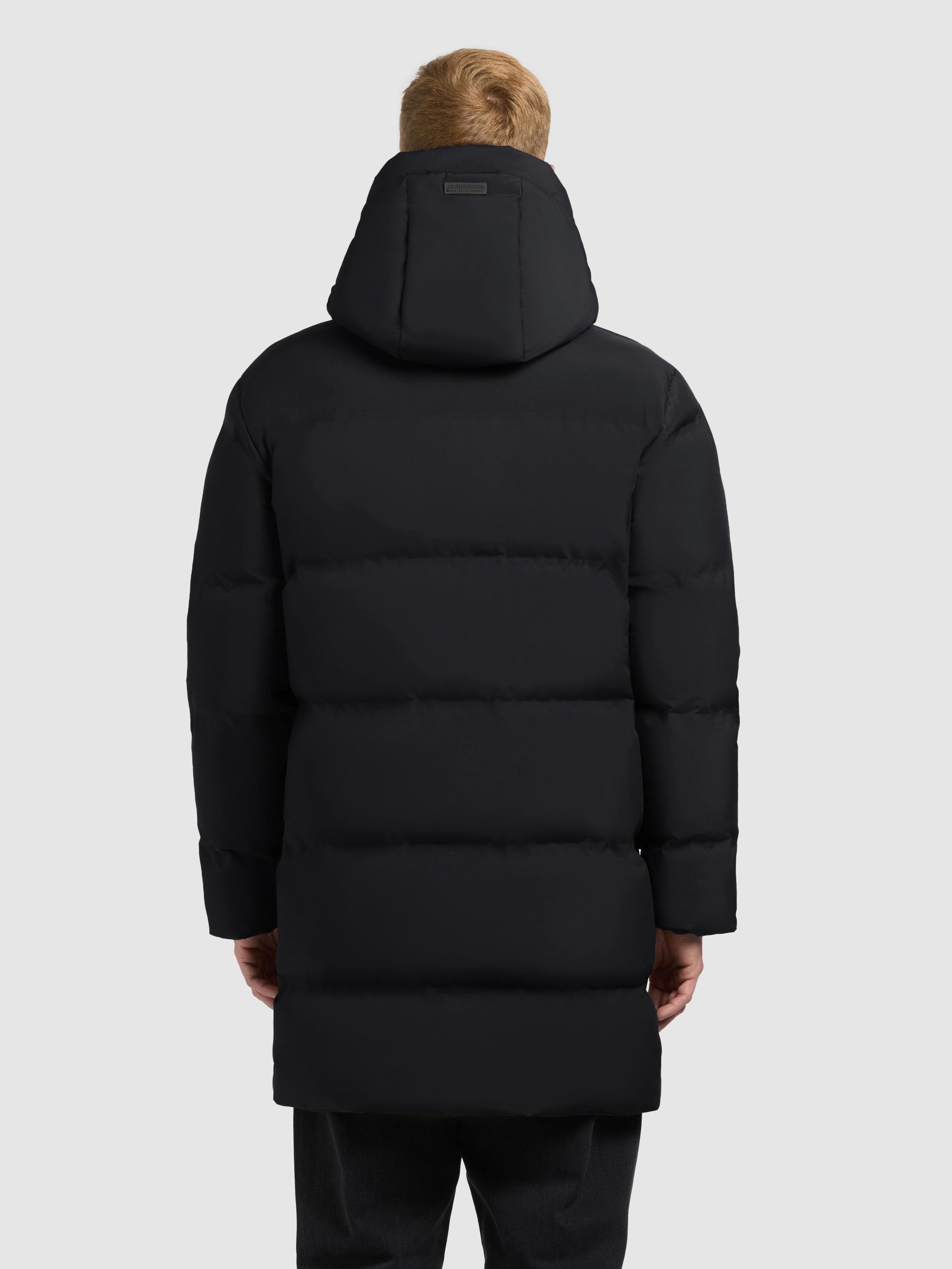 khujo Herren Mantel MORSE2 schwarz