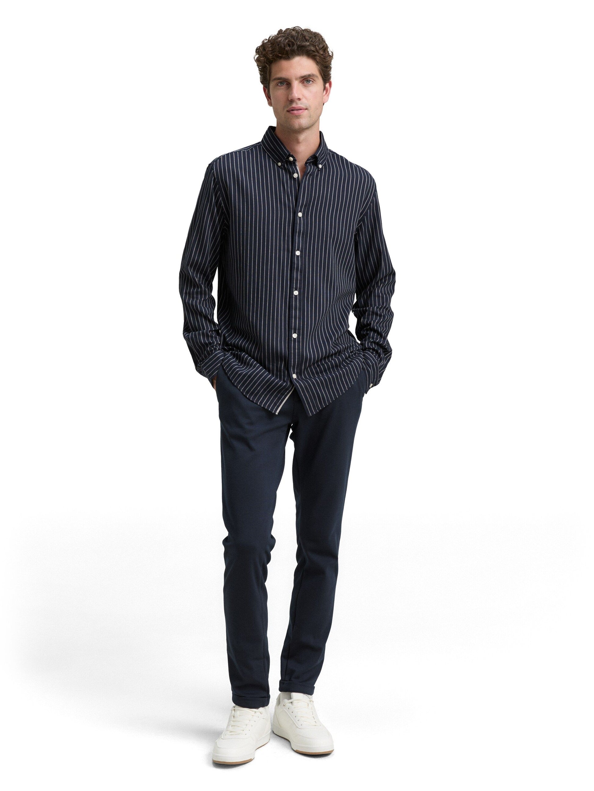 Tom Tailor Herren Hemd blau