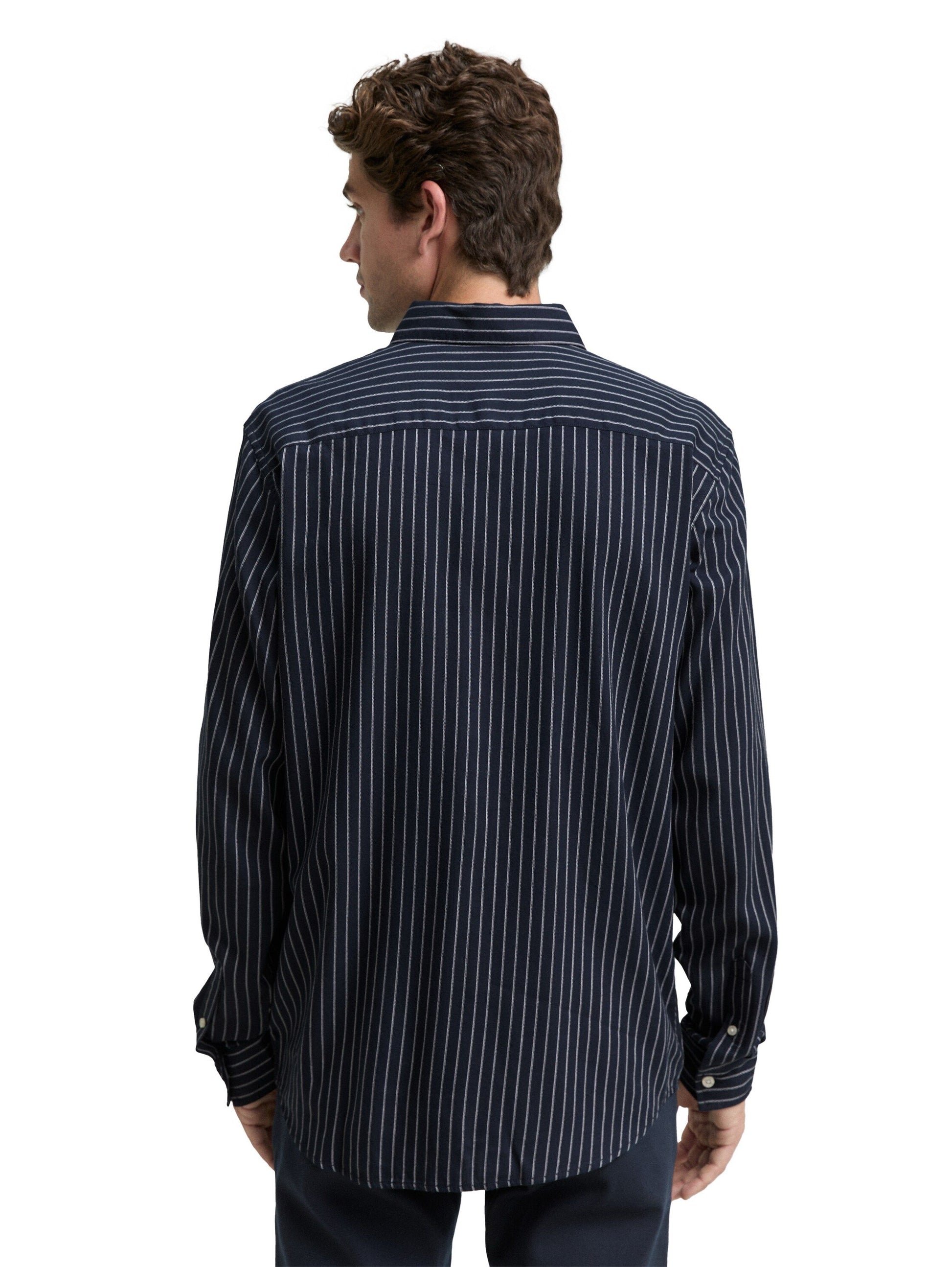 Tom Tailor Herren Hemd blau