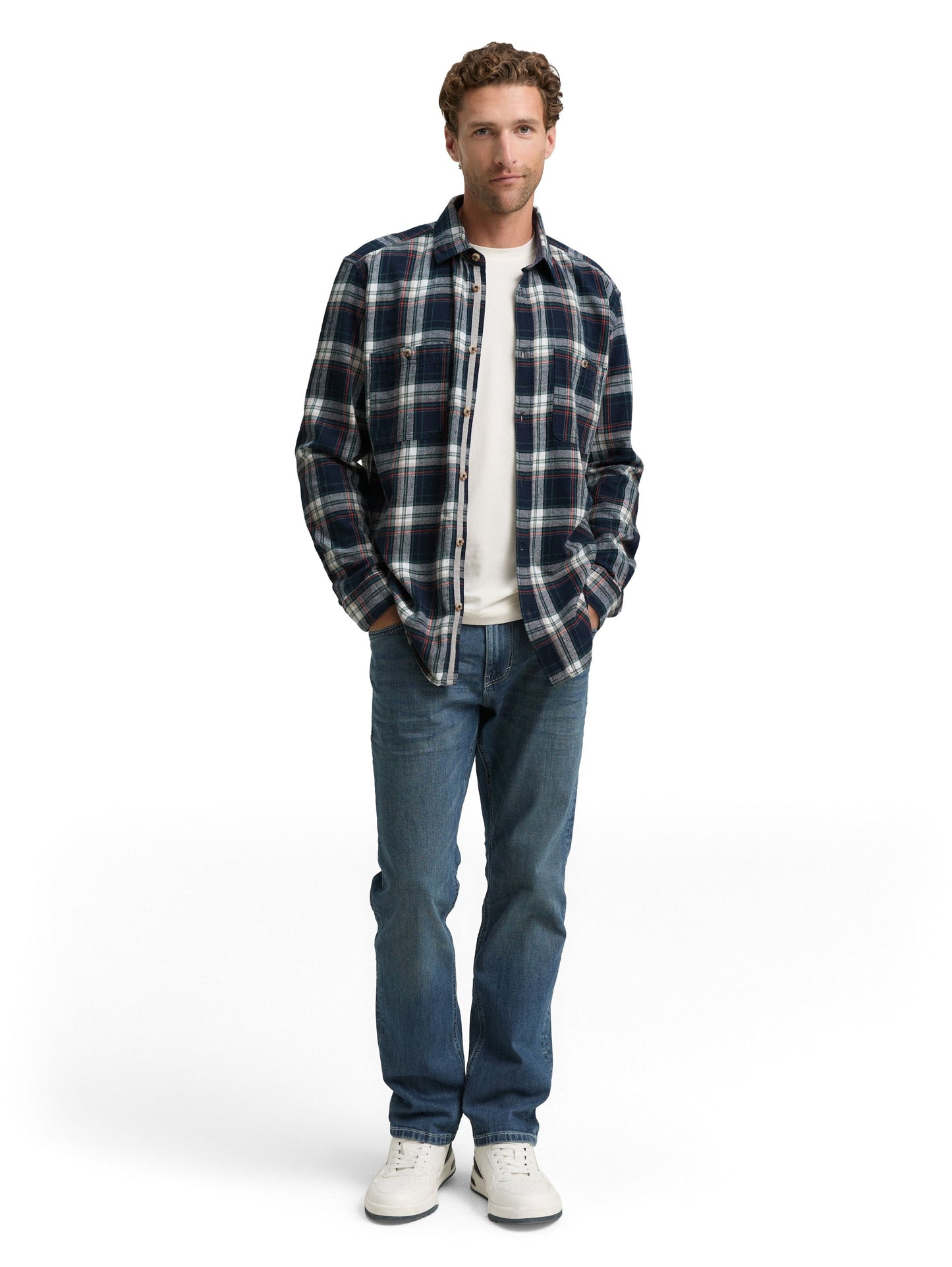 Tom Tailor Herren Hemd blau
