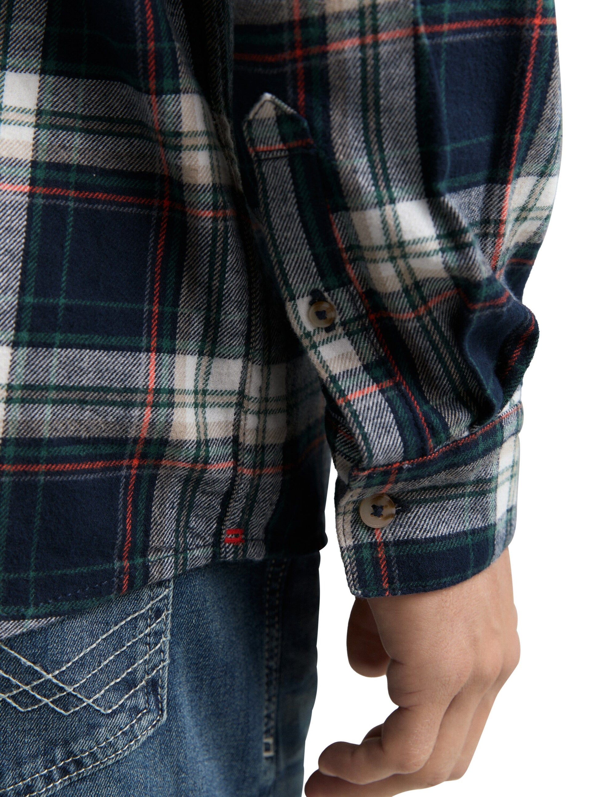 Tom Tailor Herren Hemd blau
