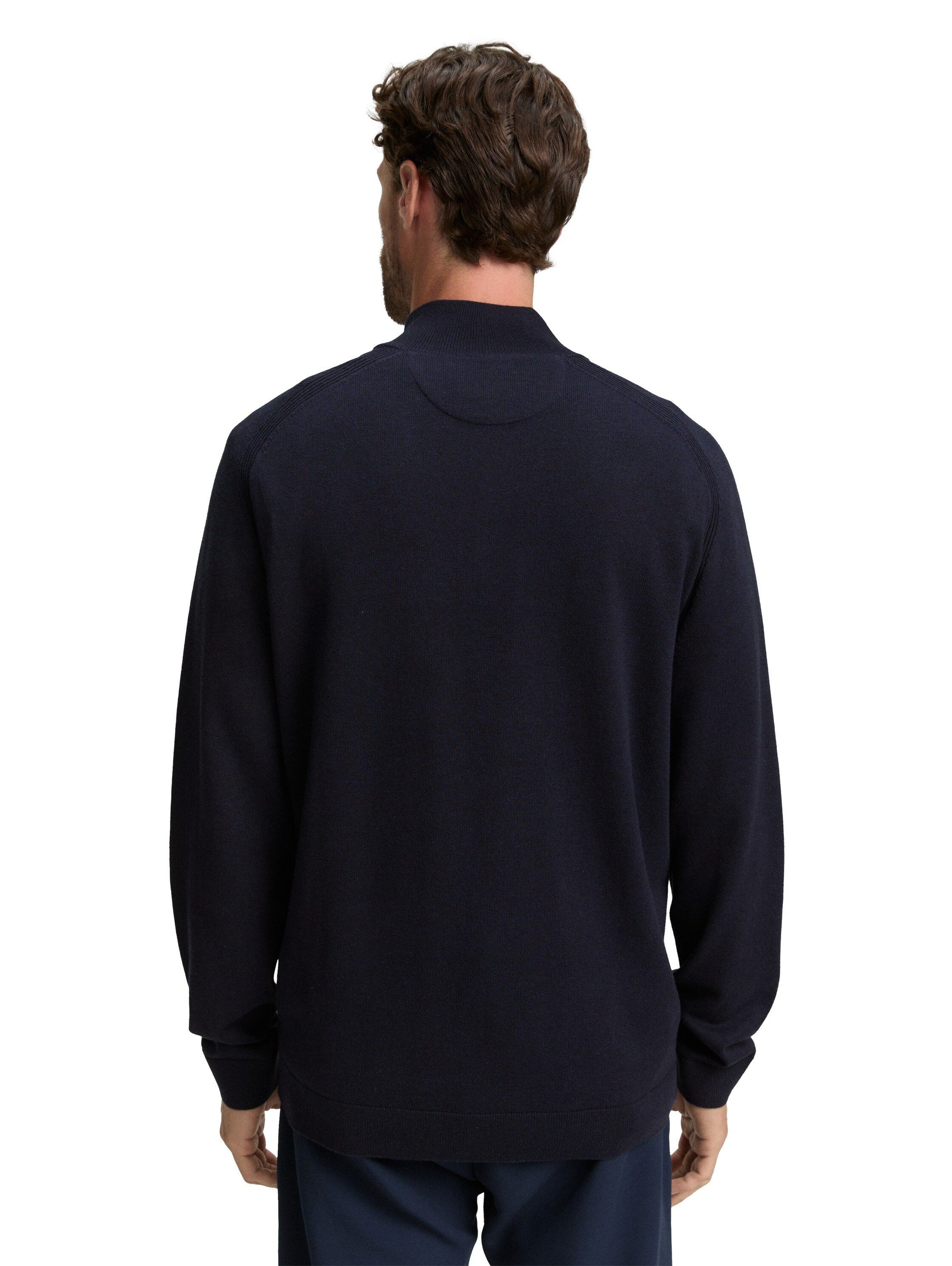 Tom Tailor Herren Pullover blau