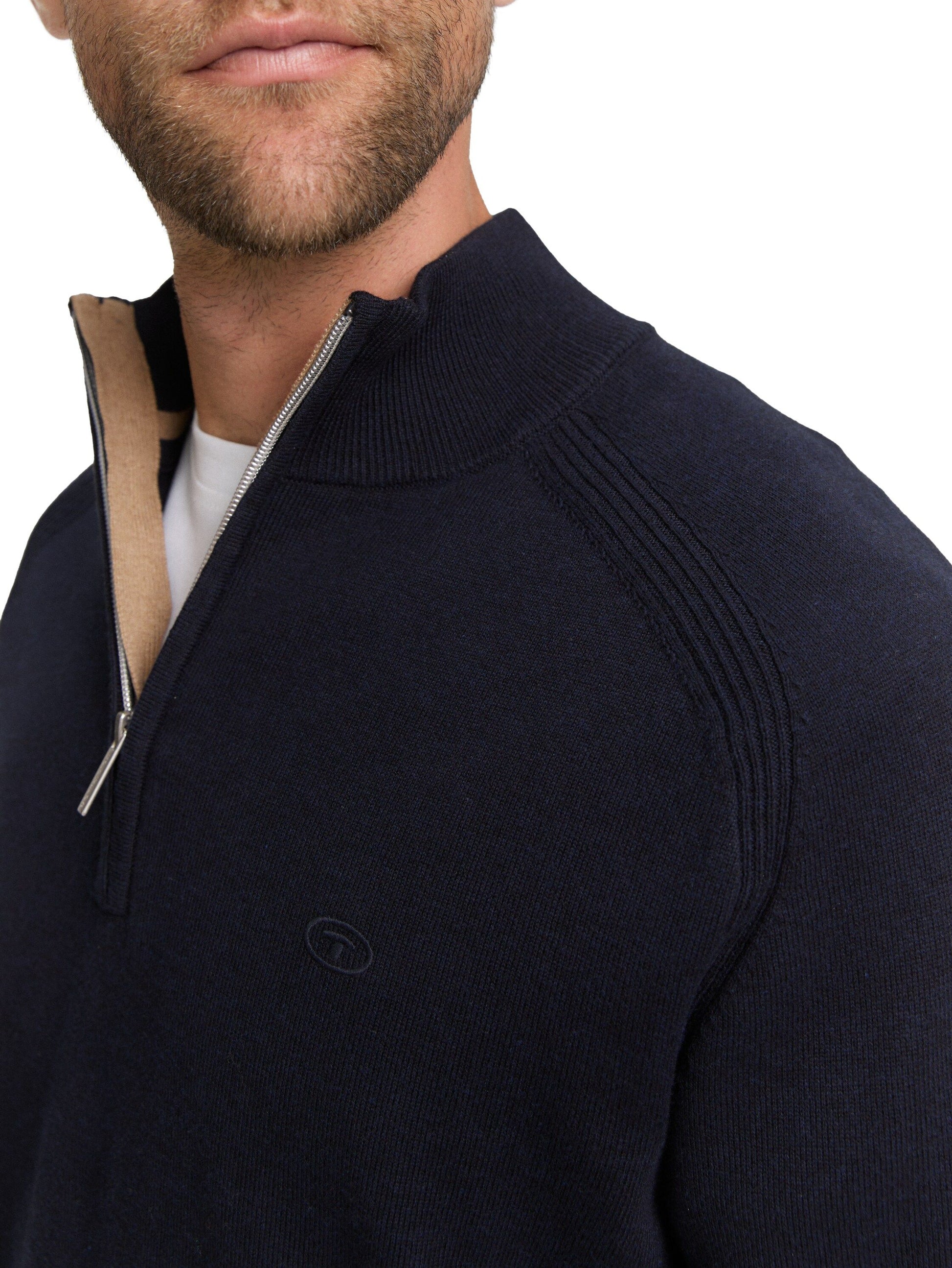 Tom Tailor Herren Pullover blau