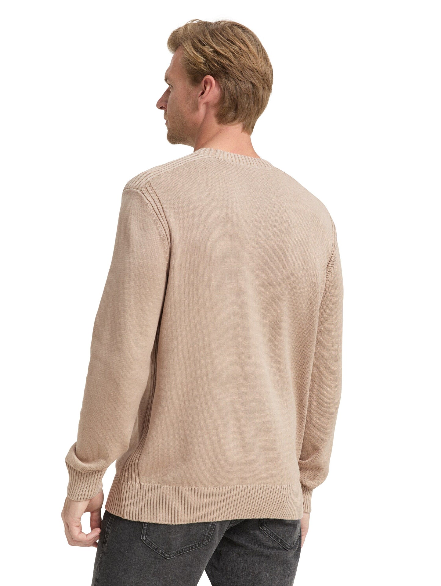 Tom Tailor Herren Pullover braun