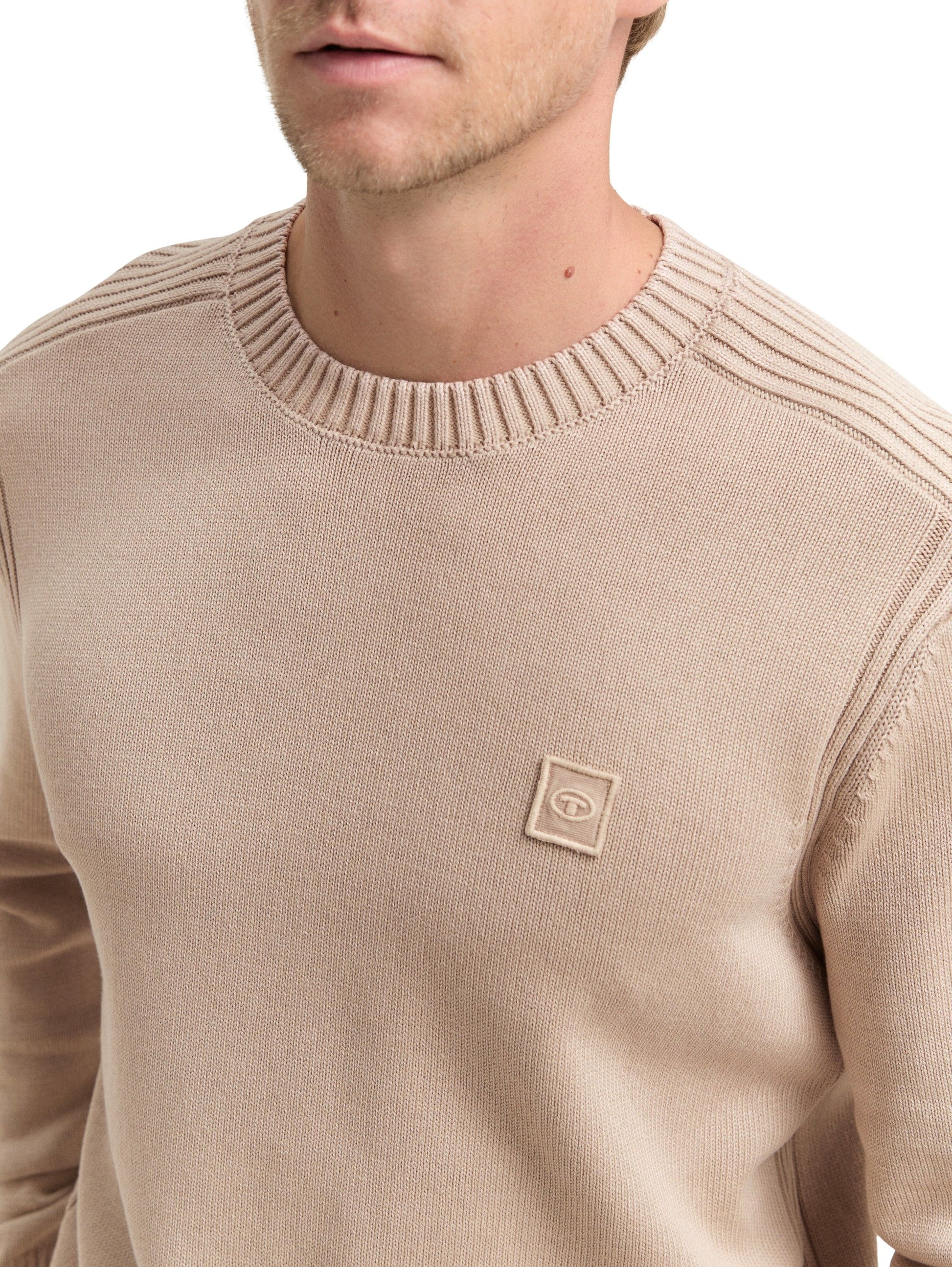 Tom Tailor Herren Pullover braun