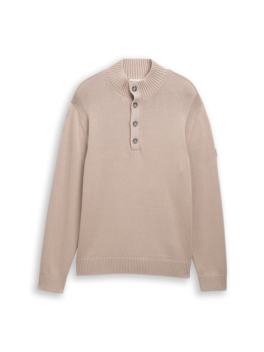 Tom Tailor Herren Pullover braun