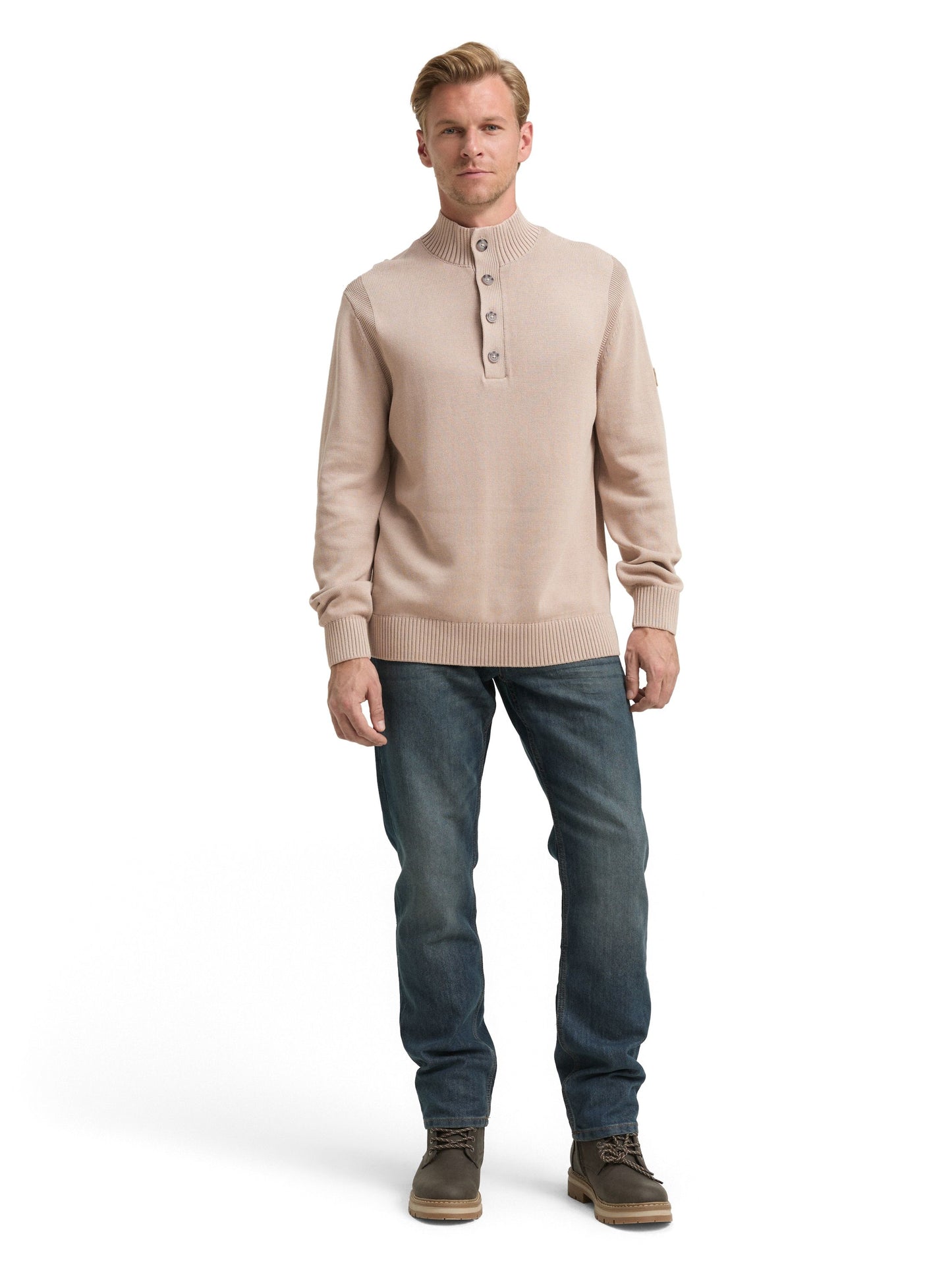 Tom Tailor Herren Pullover braun