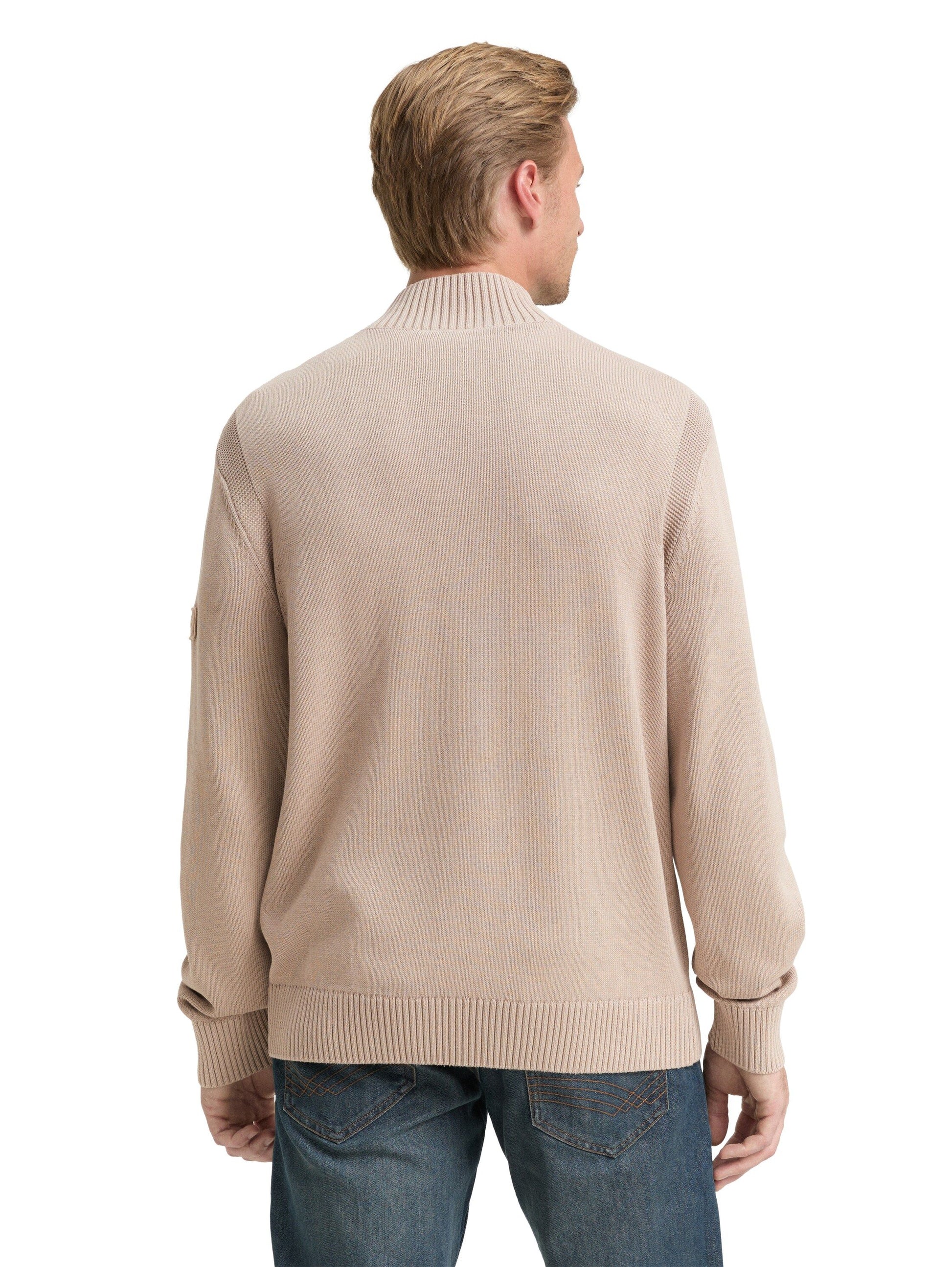 Tom Tailor Herren Pullover braun