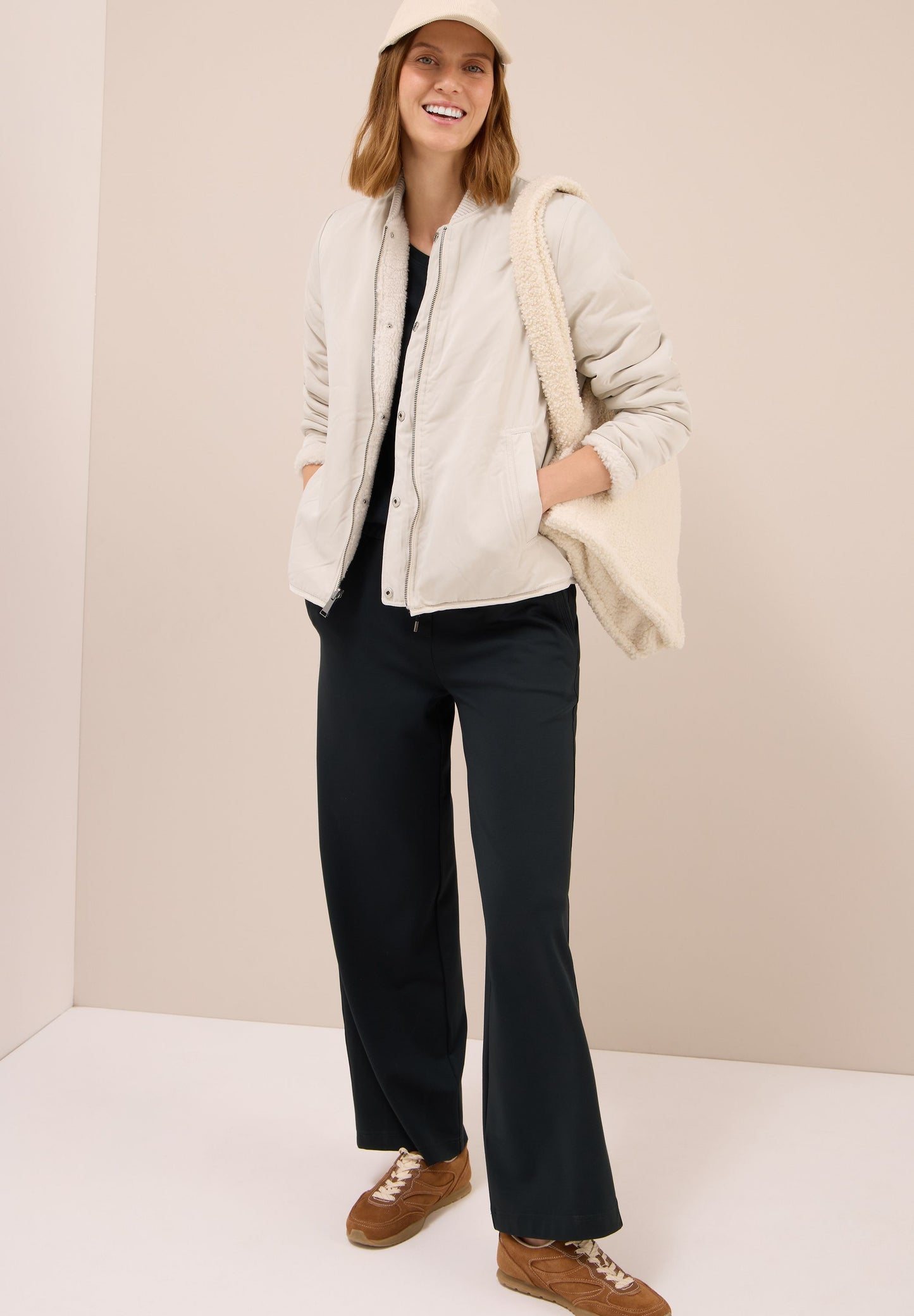 Cecil Damen Blouson weiß