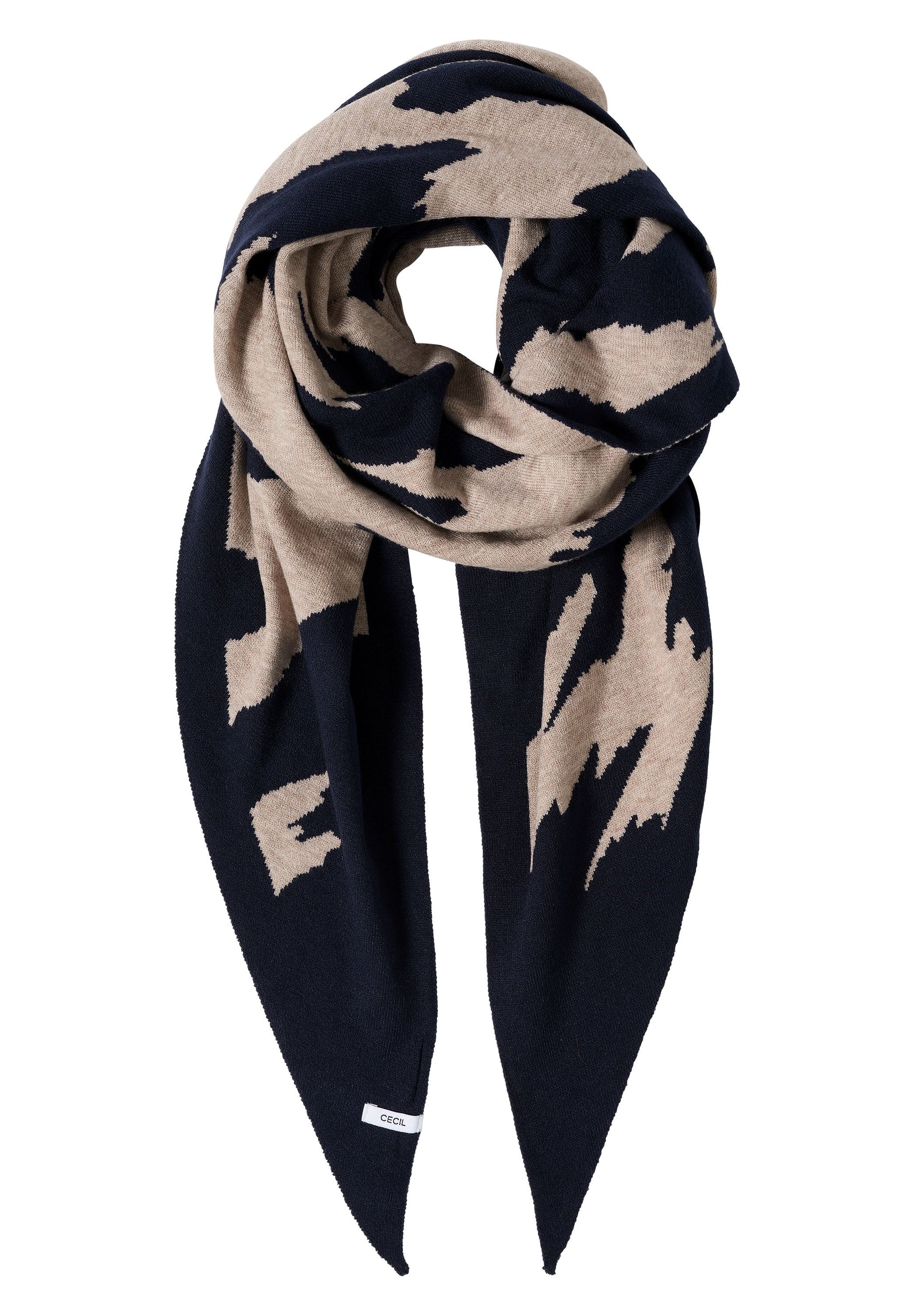 Cecil Damen Halstuch blau