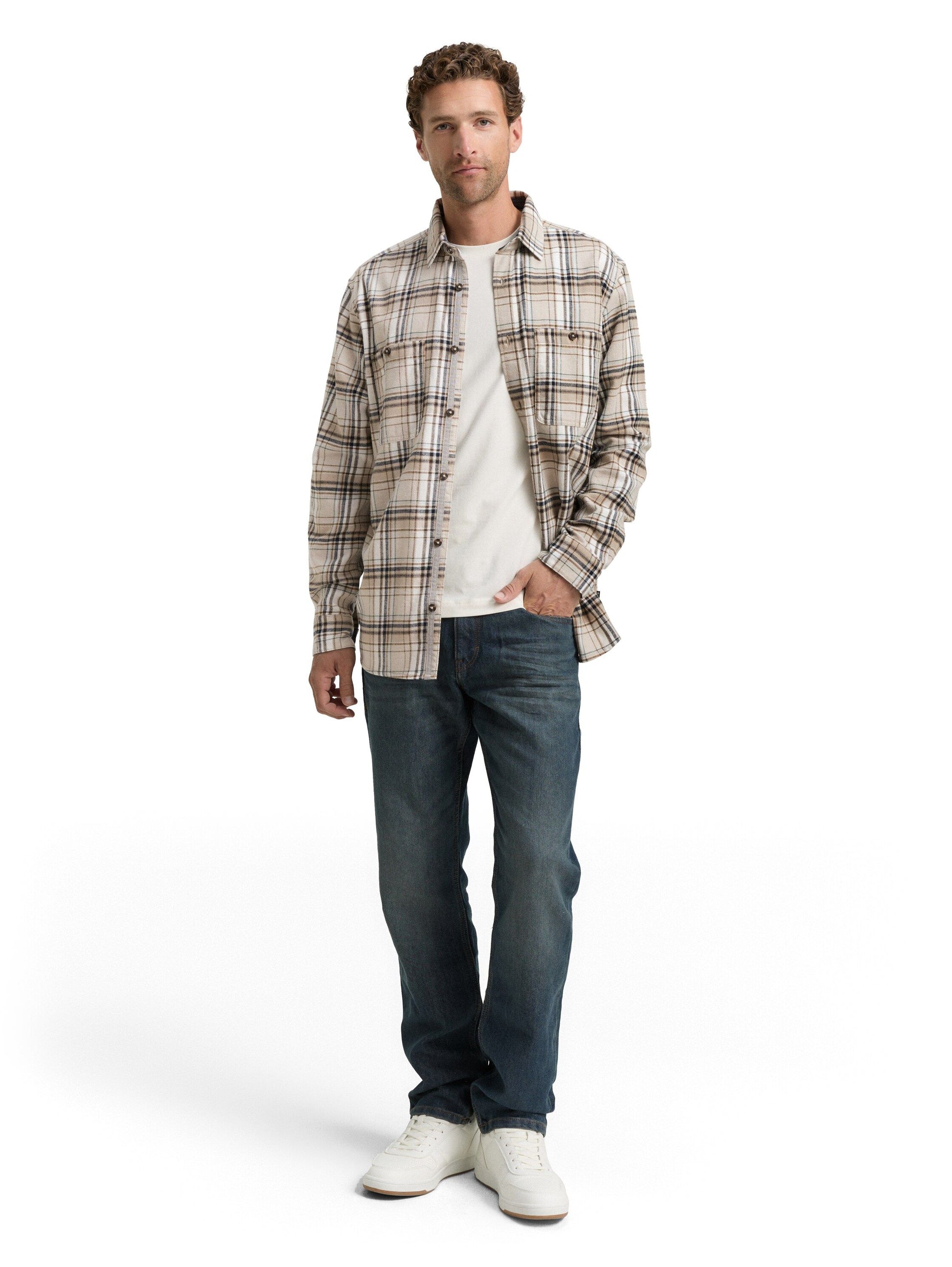 Tom Tailor Herren Hemd braun