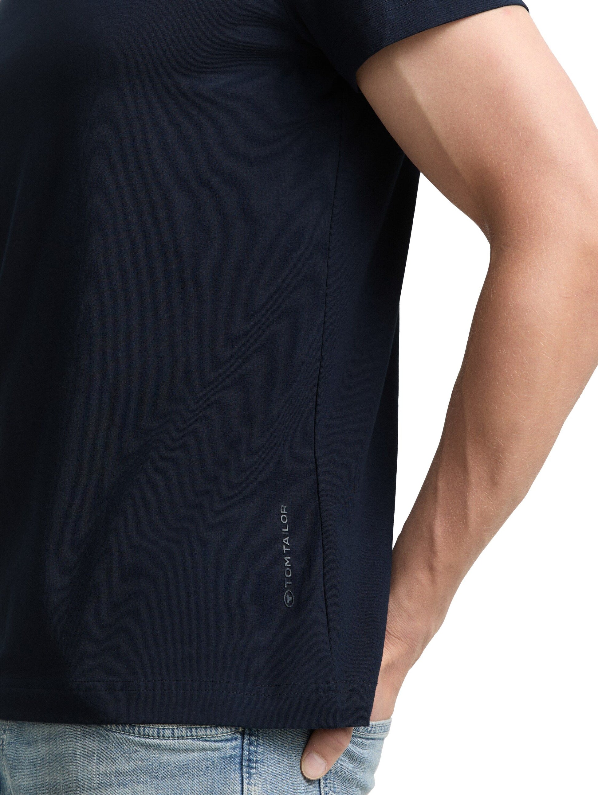 Tom Tailor Herren T-Shirt blau