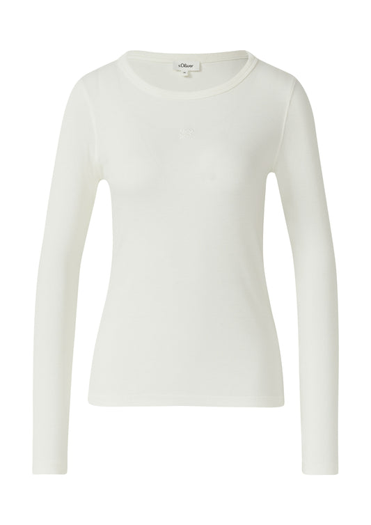 s.Oliver Damen Shirt weiß