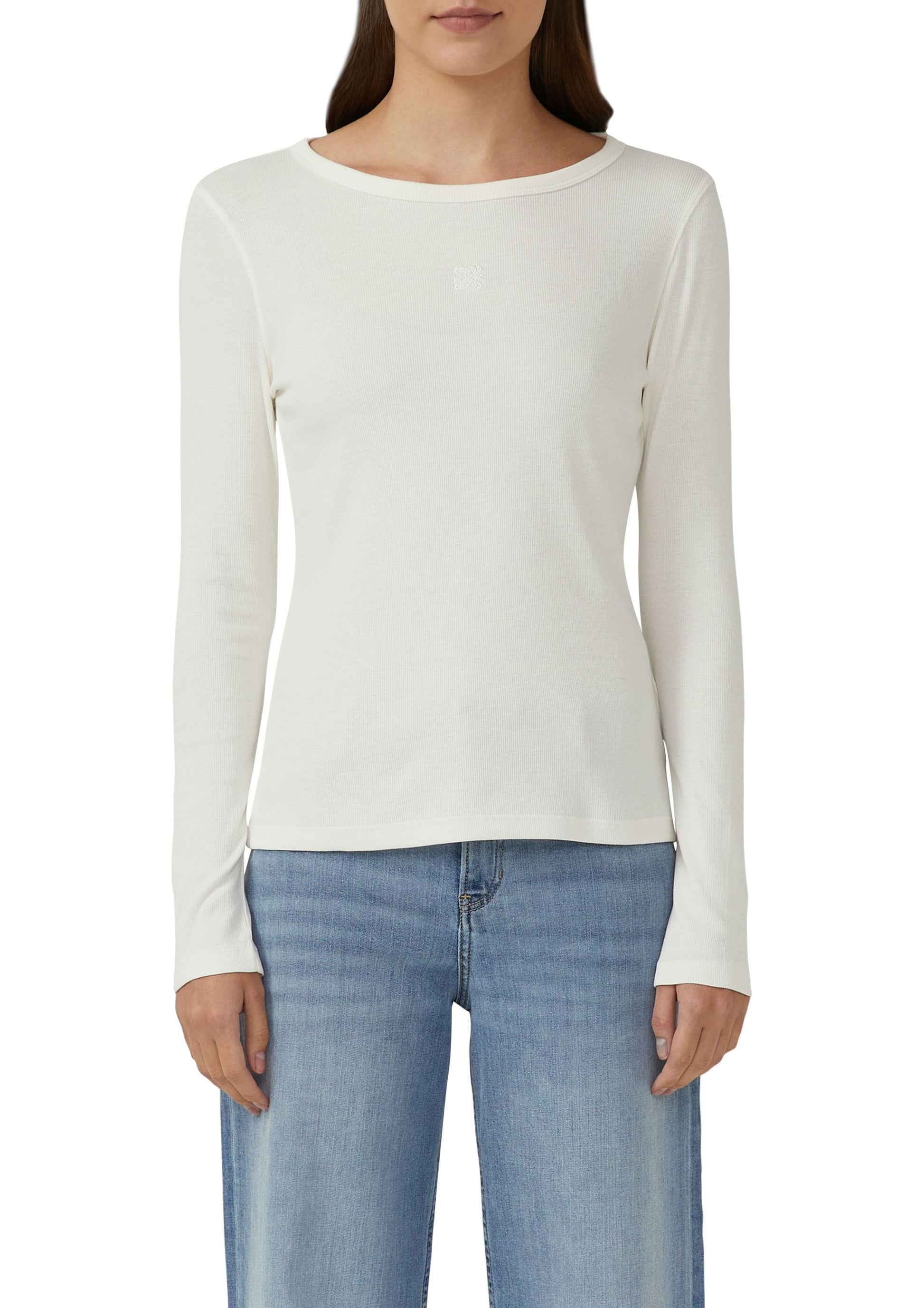 s.Oliver Damen Shirt weiß