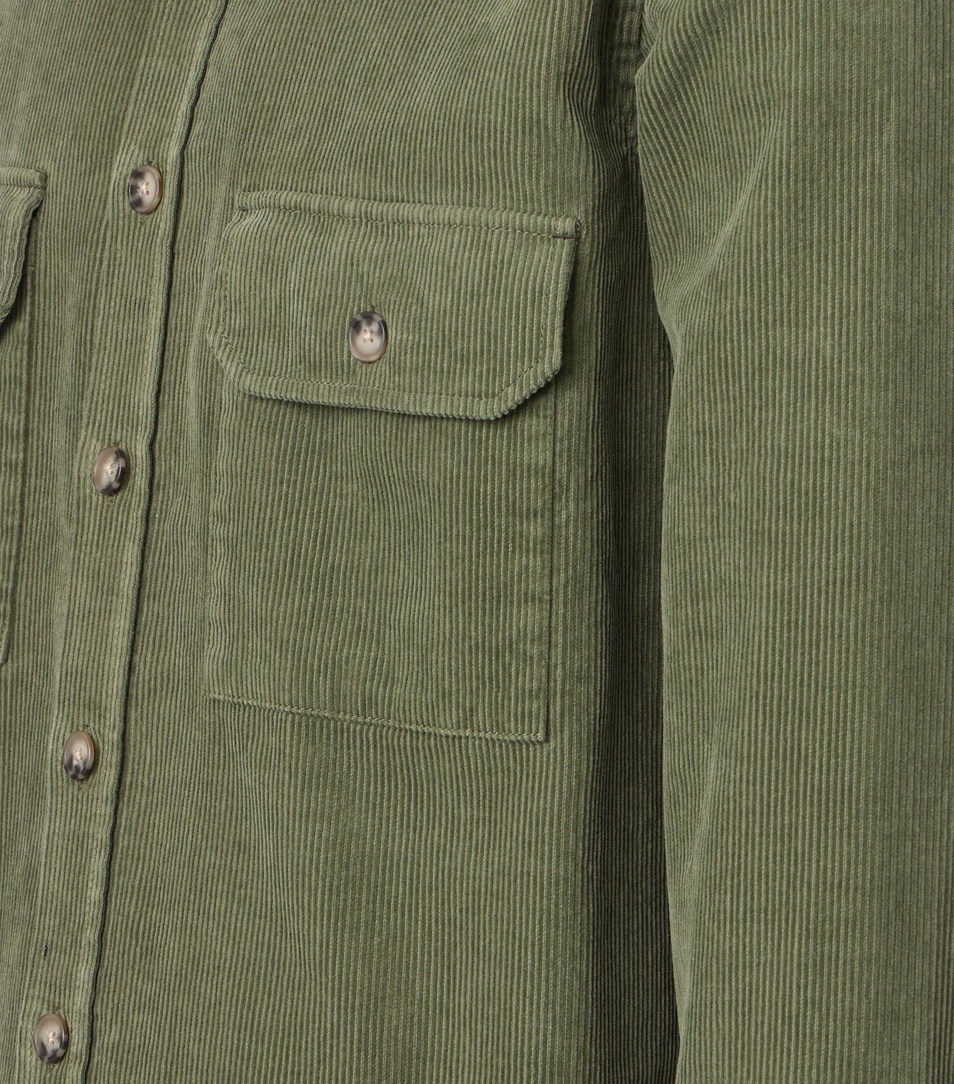 Casa Moda Herren Hemdjacke grün