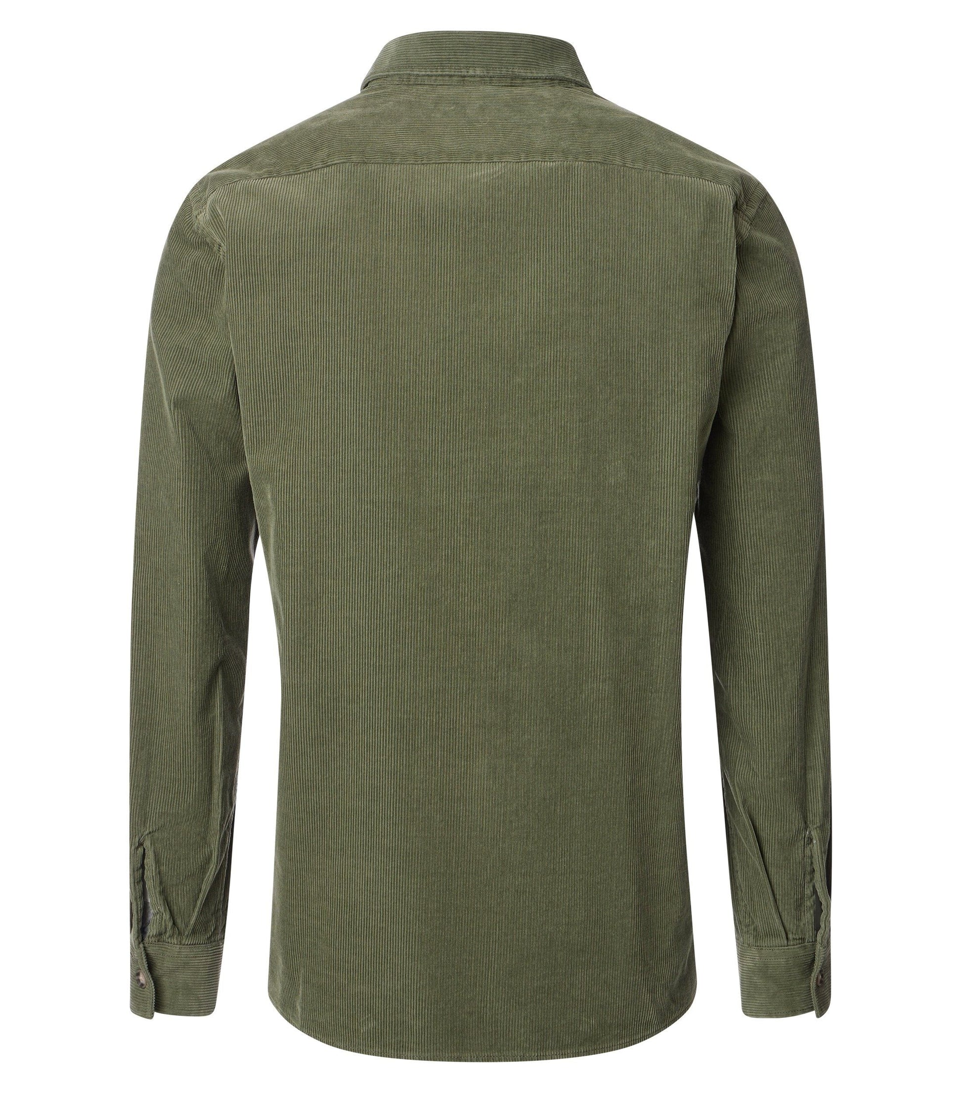 Casa Moda Herren Hemdjacke grün