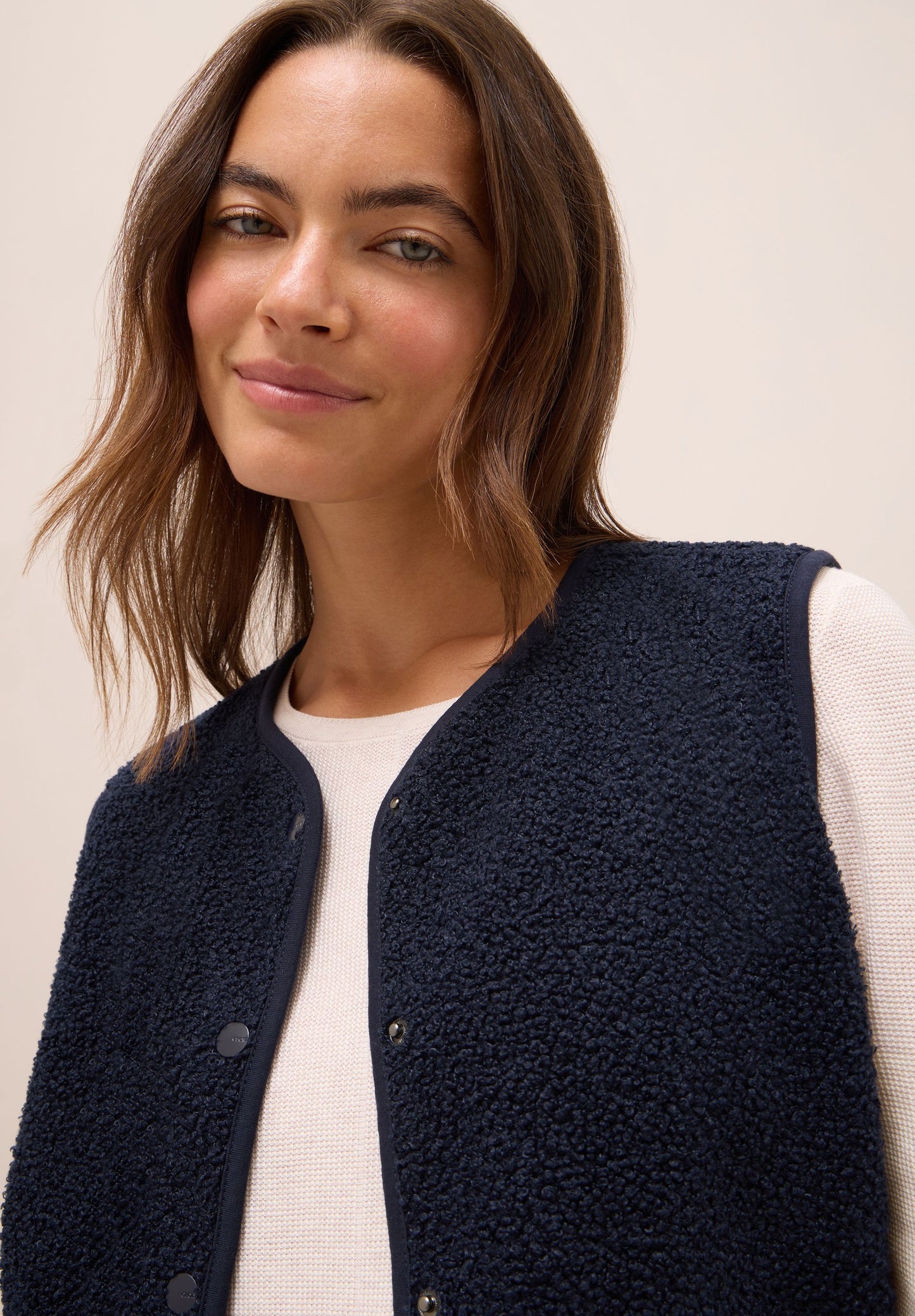 Cecil Damen Weste blau