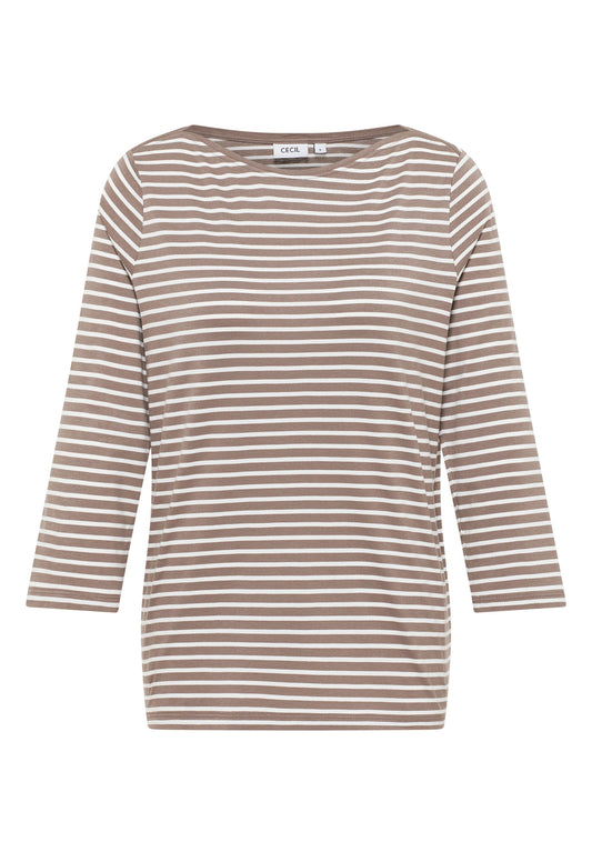 Cecil Damen Shirt XXL braun