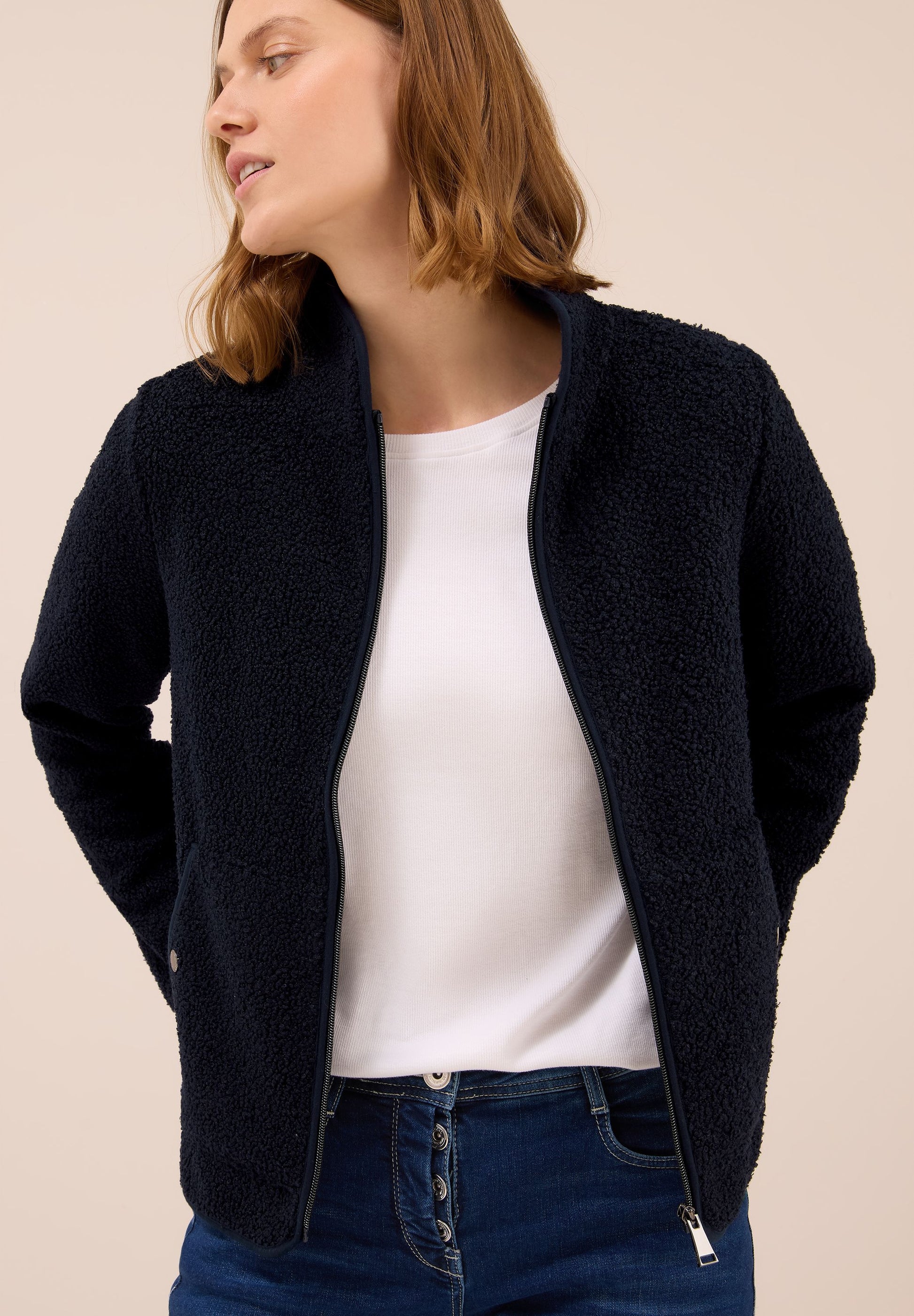 Cecil Damen Jacke blau