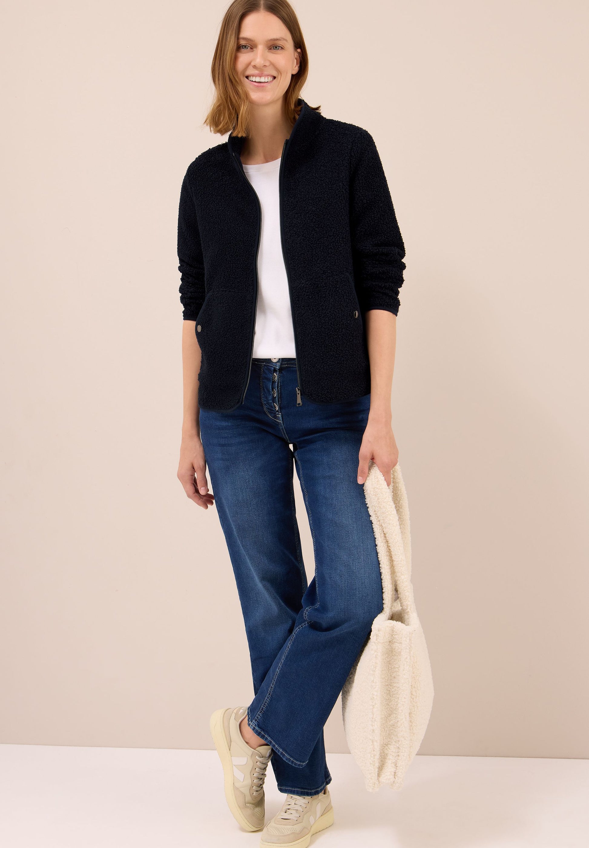 Cecil Damen Jacke blau