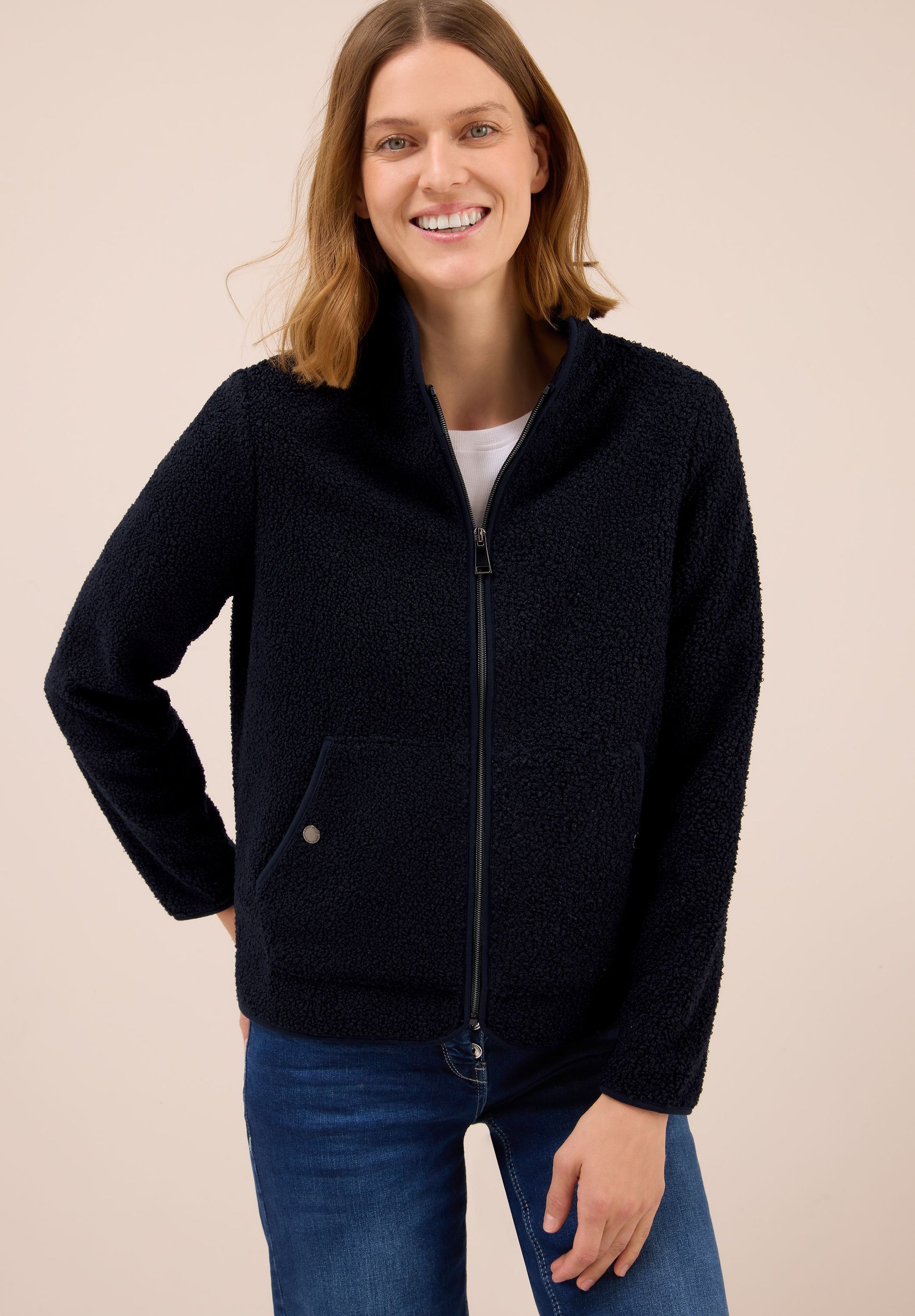 Cecil Damen Jacke blau