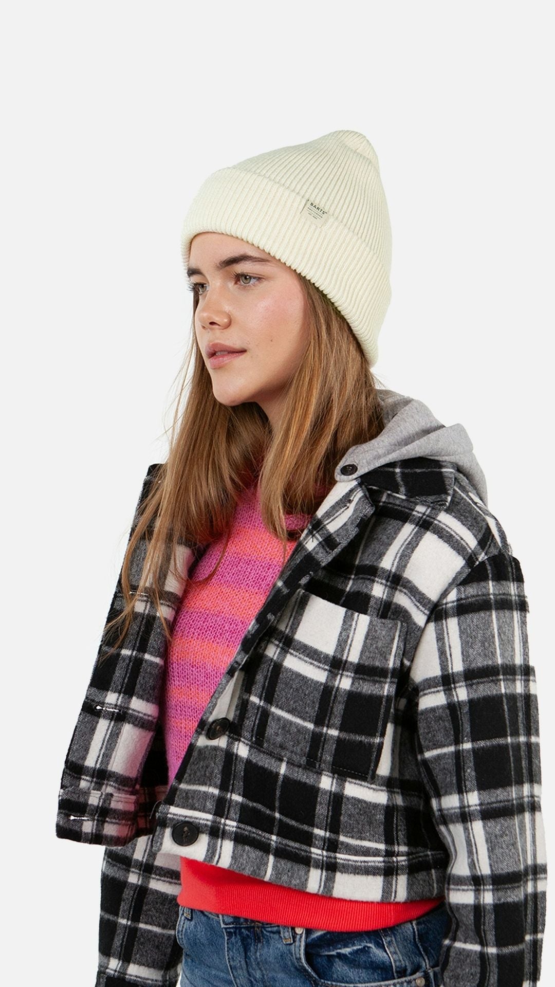 BARTS Damen Strickmütze weiß