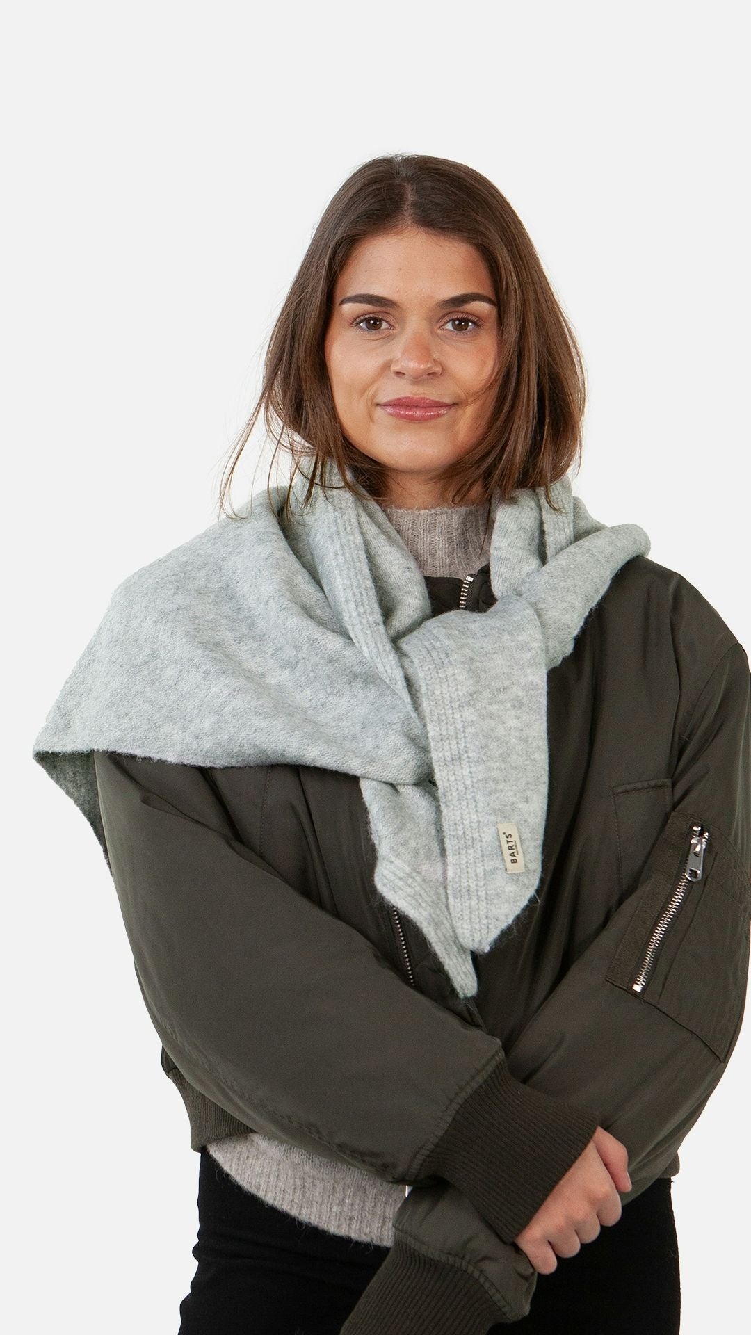 Barts Damen Schal grau