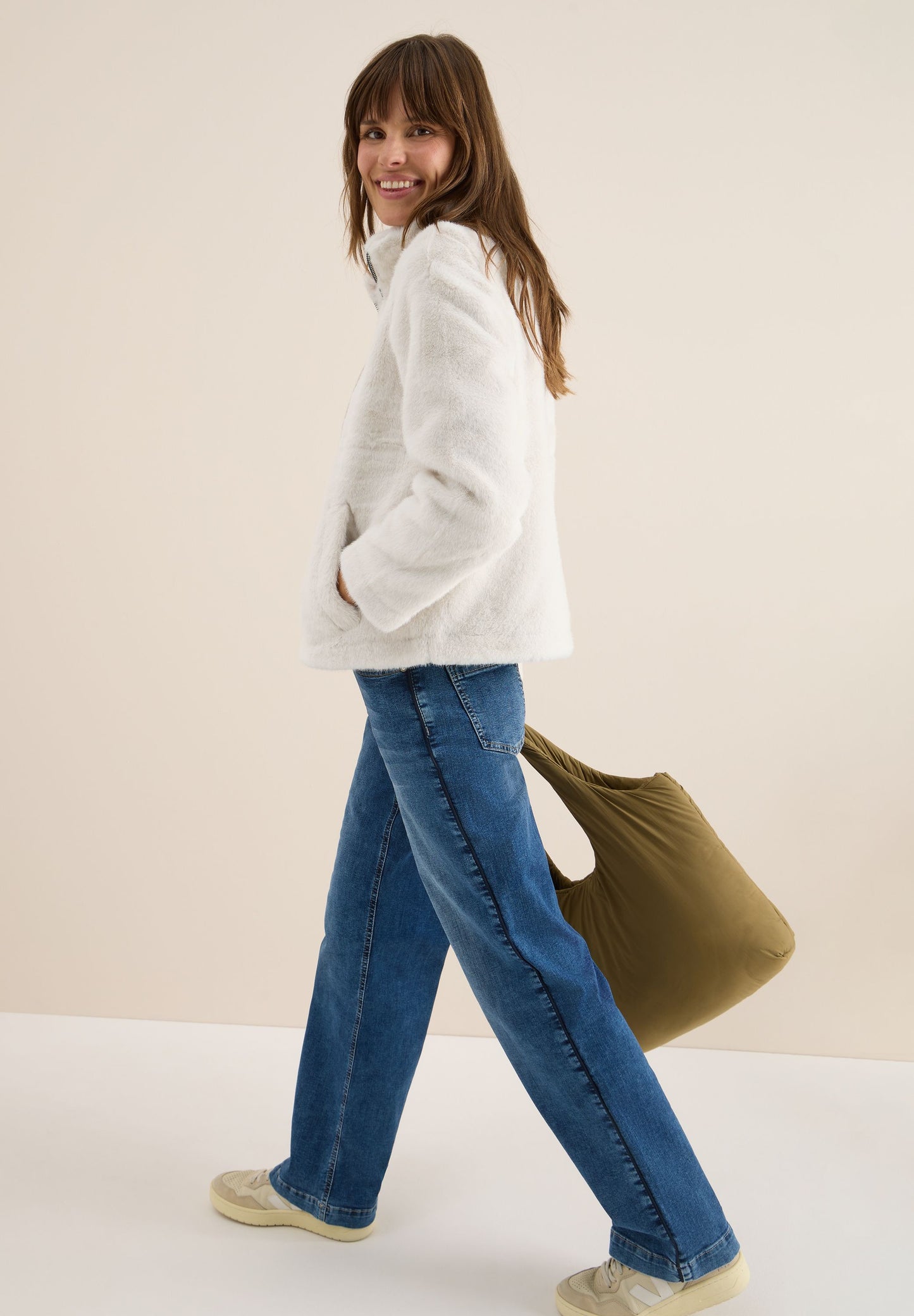 Cecil Damen Jacke weiß