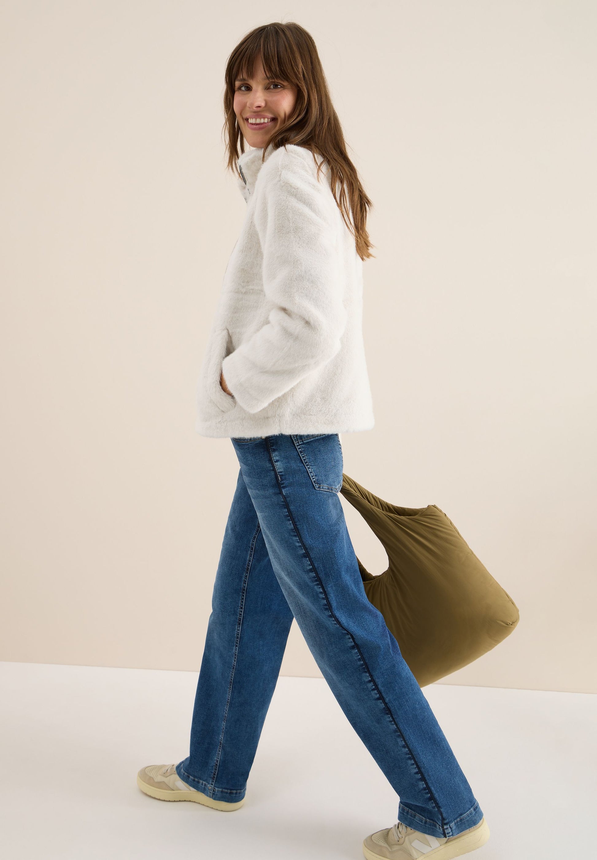 Cecil Damen Jacke weiß