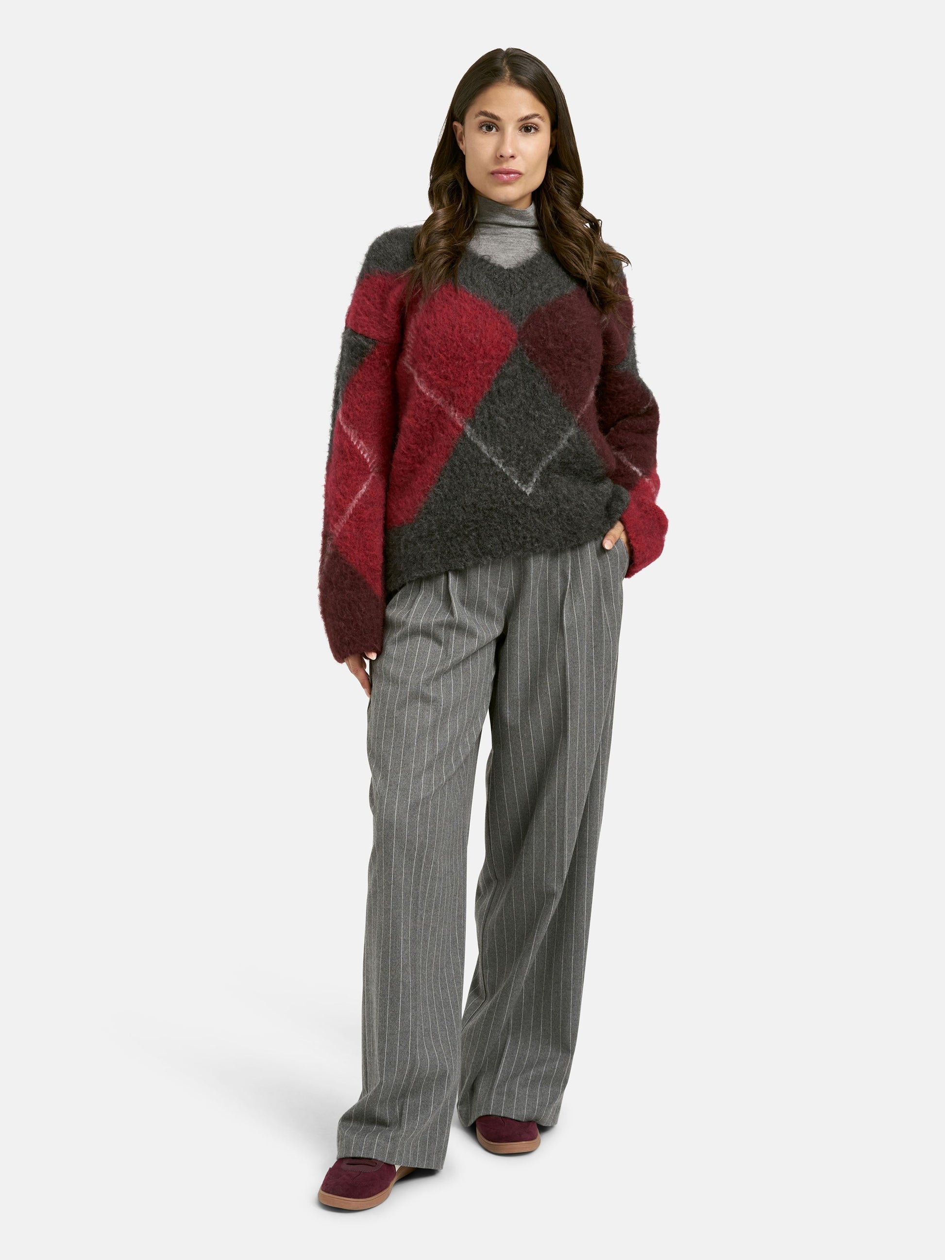 Smith&Soul Damen Pullover grau