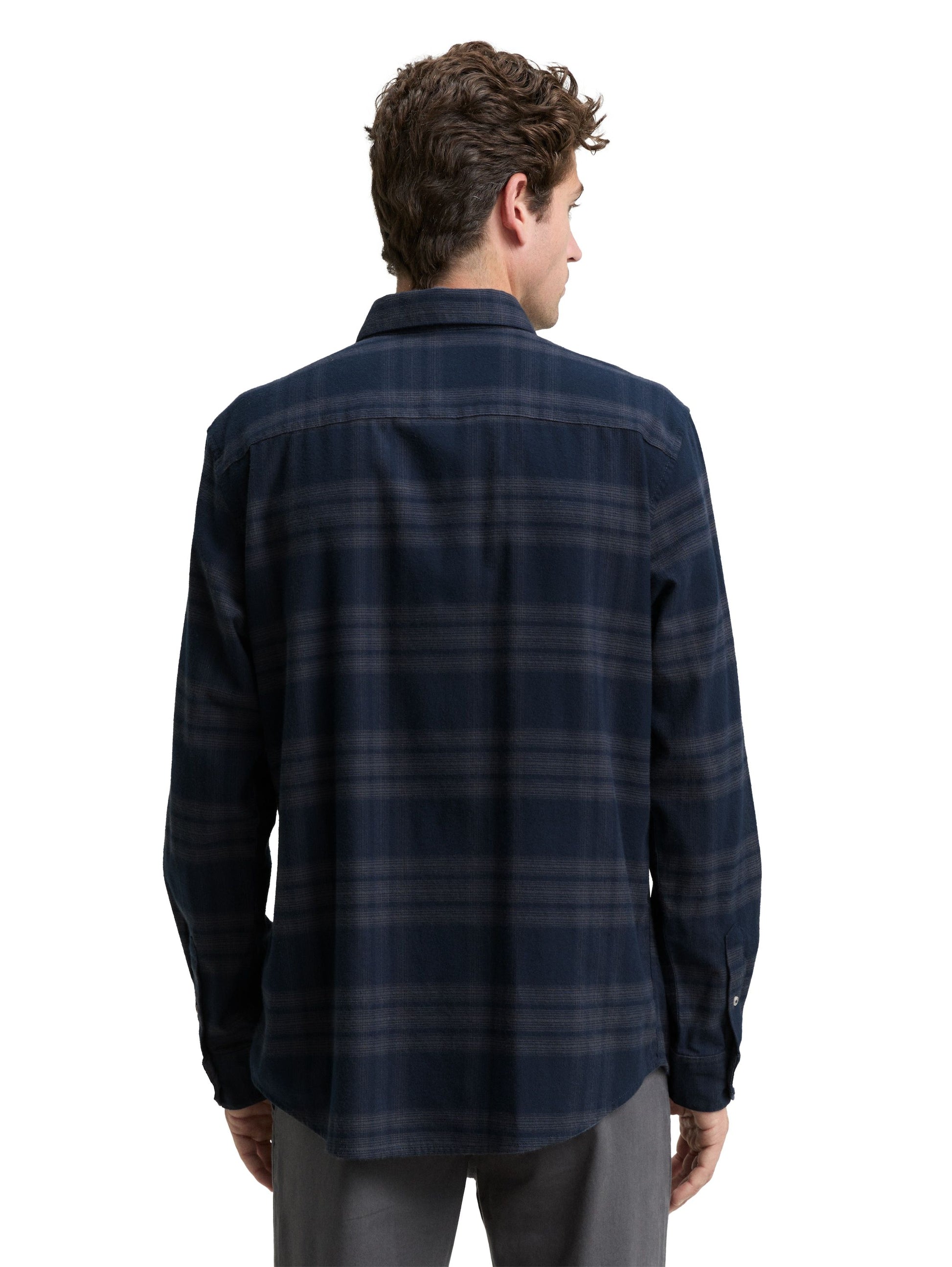 Tom Tailor Herren Hemd blau