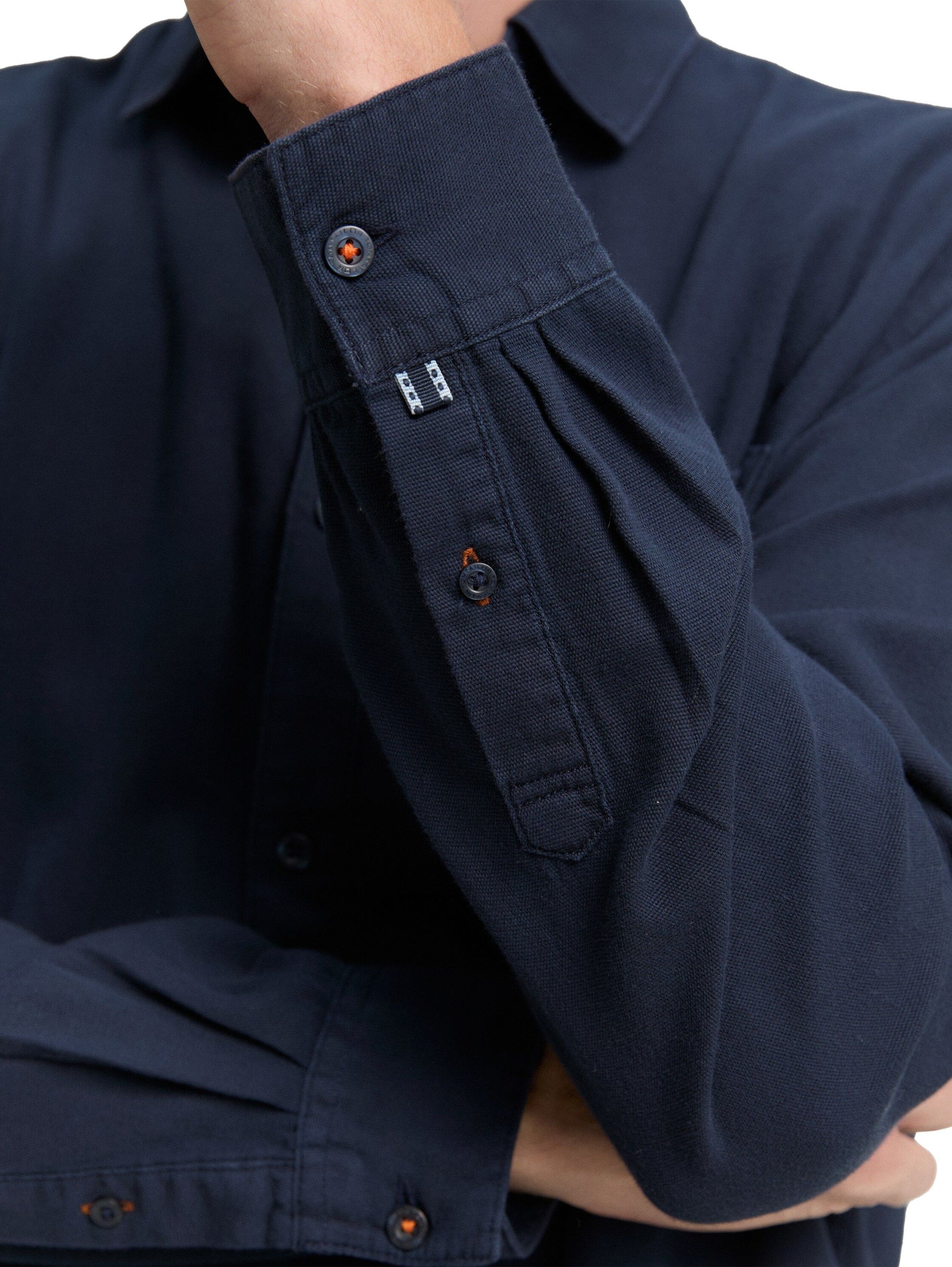 Tom Tailor Herren Hemd blau