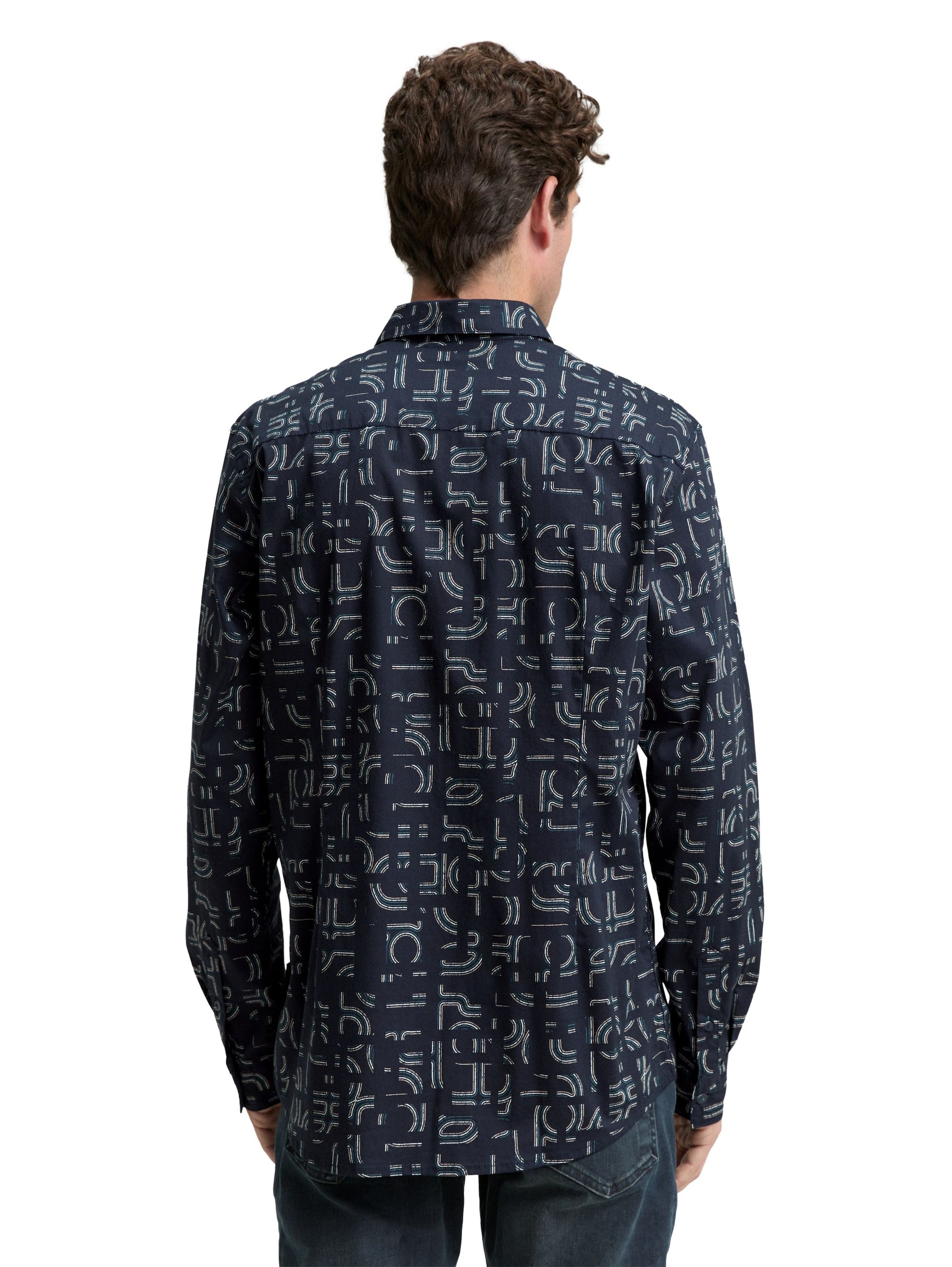 Tom Tailor Herren Hemd blau