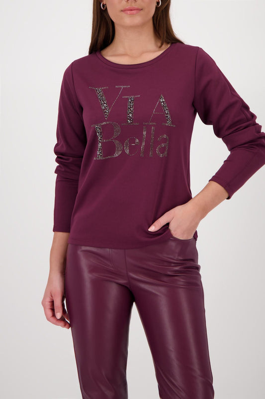 Monari Damen Sweatshirt rot