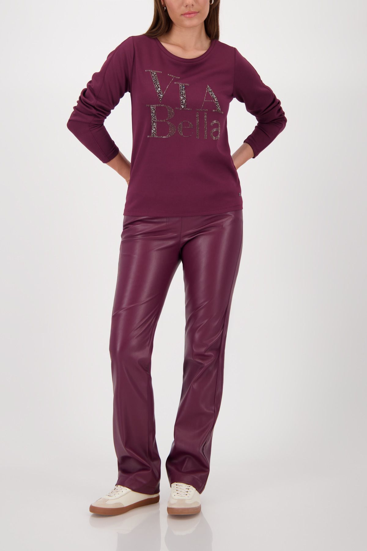 Monari Damen Sweatshirt rot