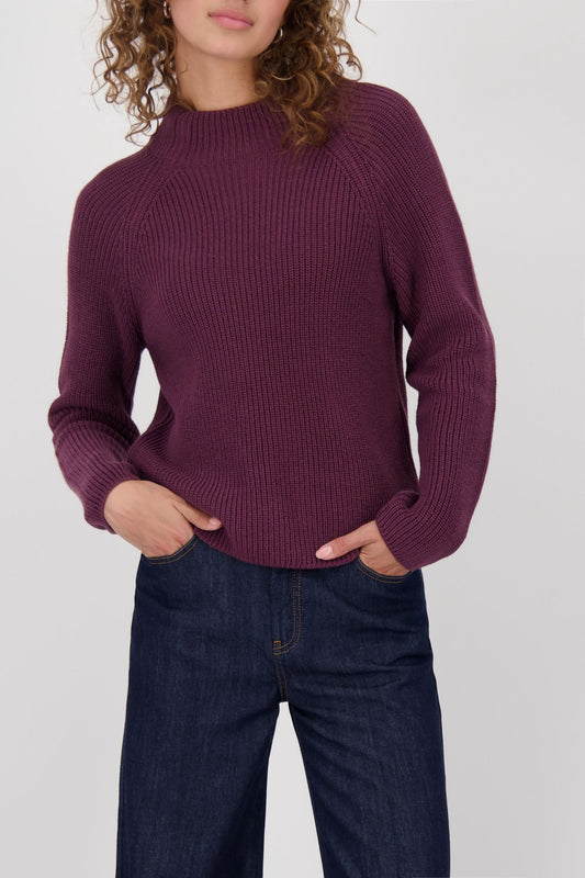Monari Damen Pullover rot