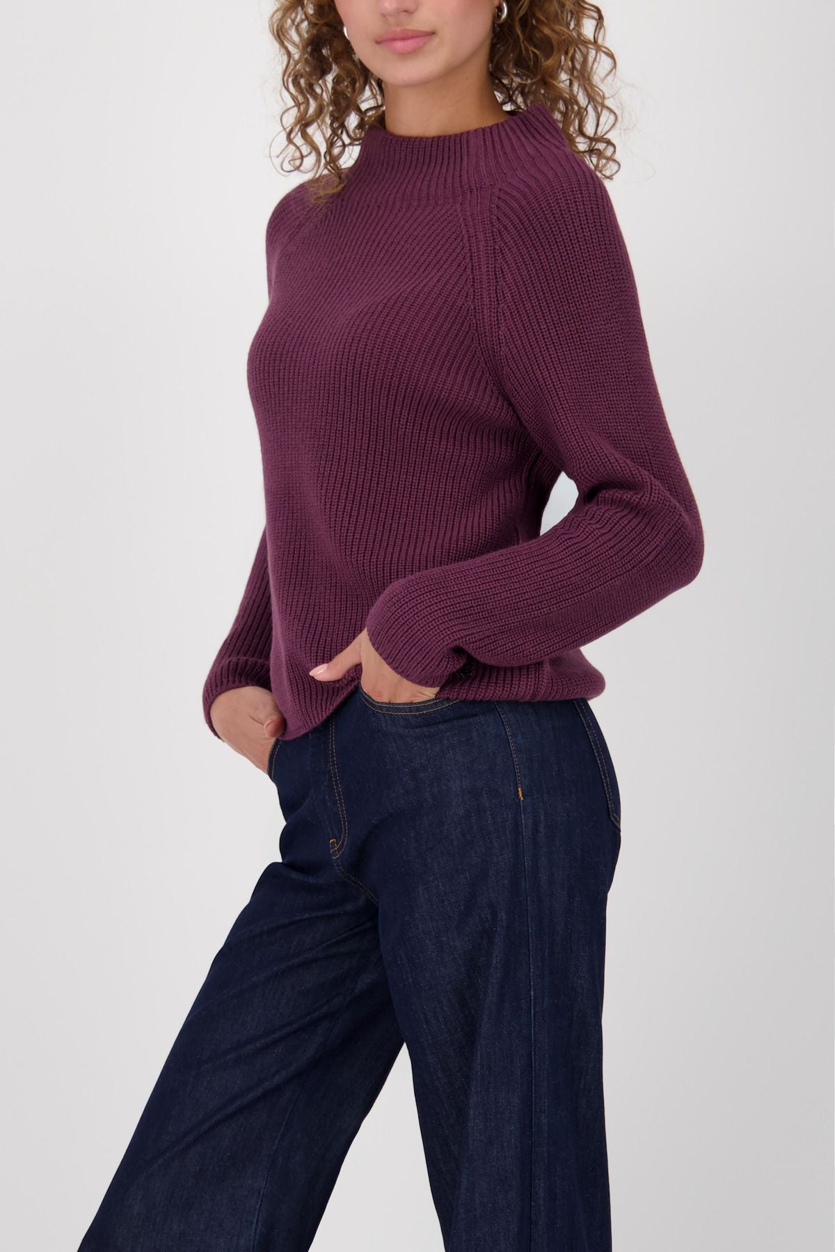 Monari Damen Pullover rot