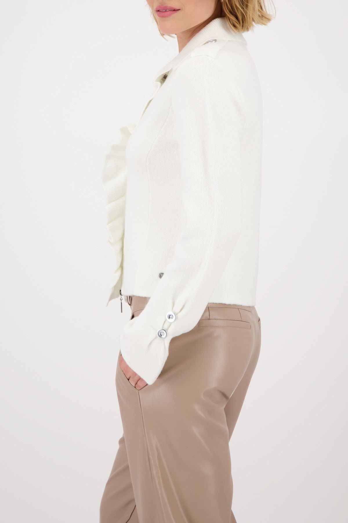 Monari Damen Strickjacke beige