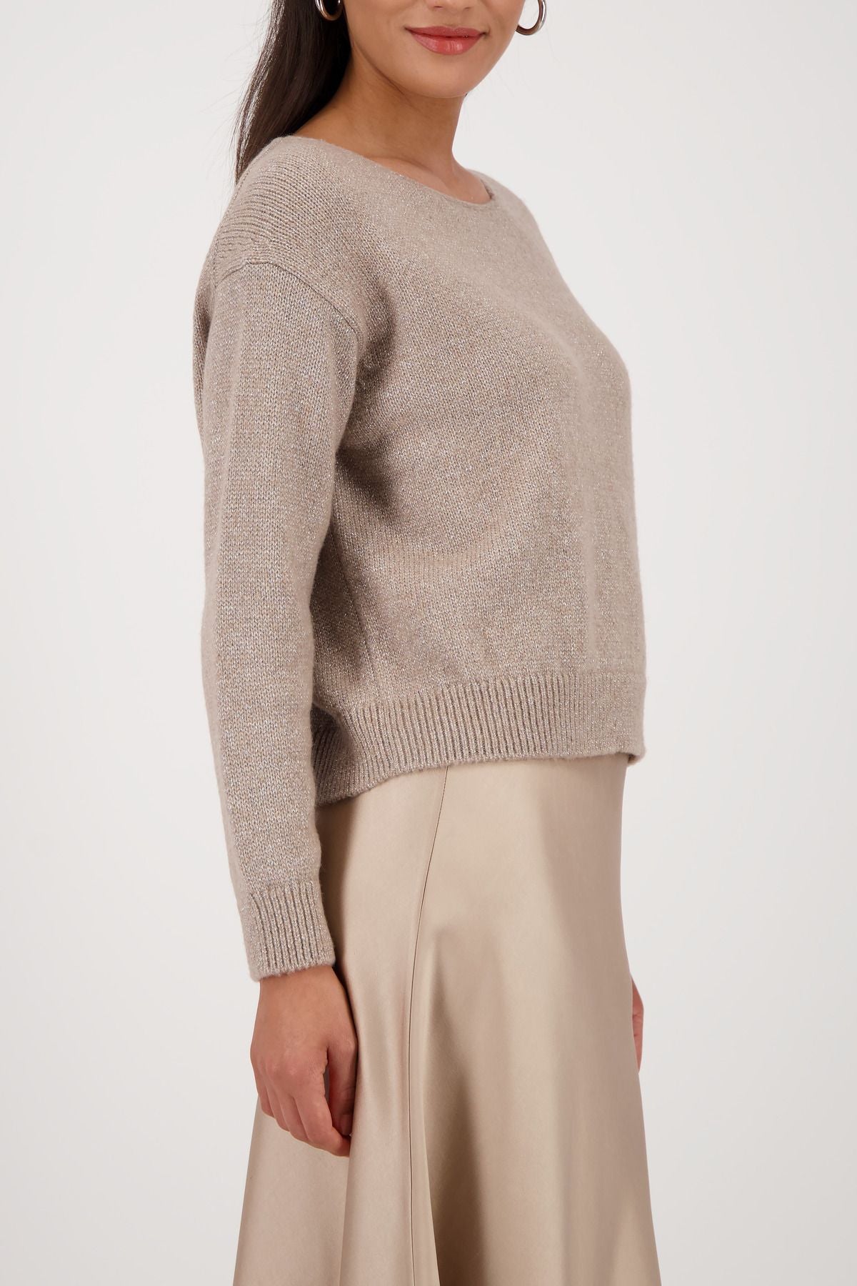 Monari Damen Pullover braun