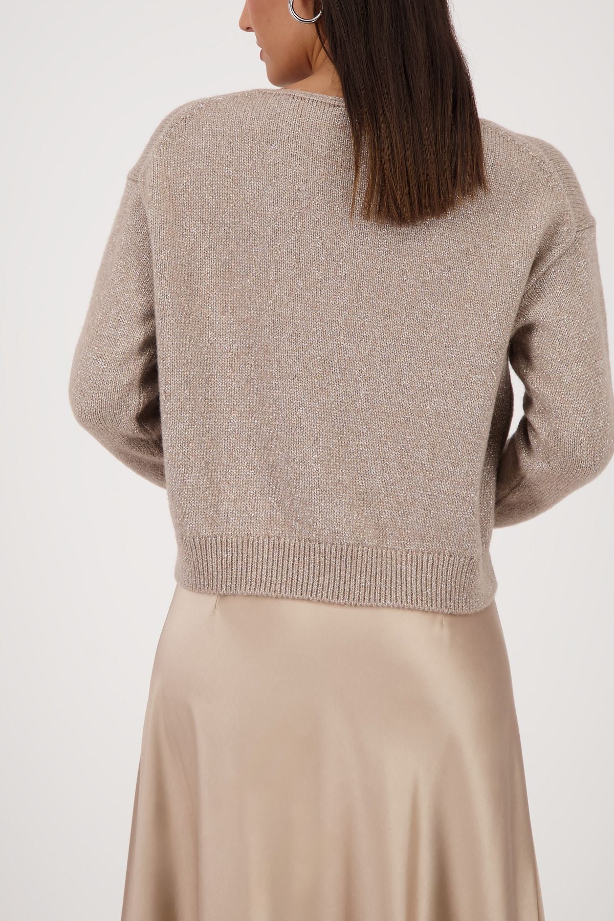 Monari Damen Pullover braun