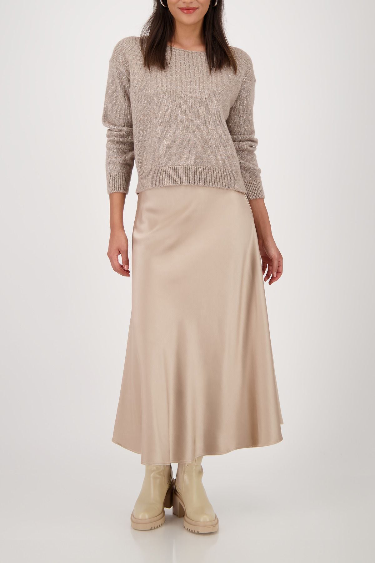 Monari Damen Pullover braun